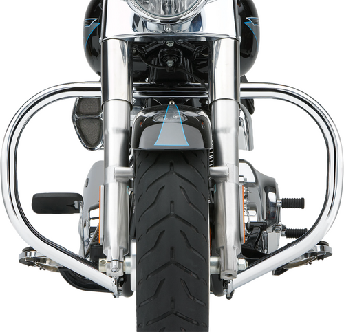 FATTY FREEWAY BARS 1.5" CHROME FLST (EXC FLSTC) 00-17