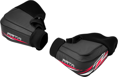 HAND WARMERS BLACK/RED PR
