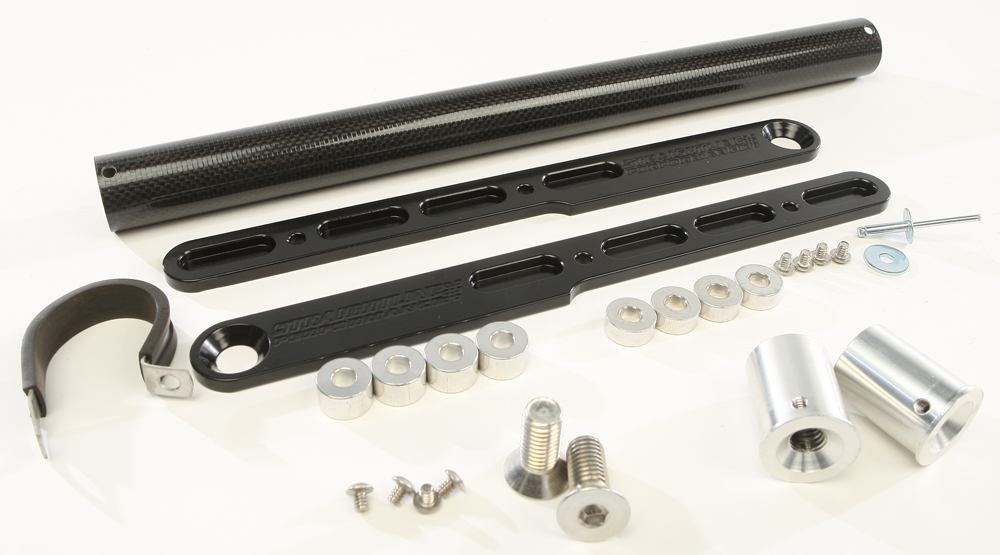 STRAIGHTLINE Tru Carbon Fiber Rear Bumper - View 1
