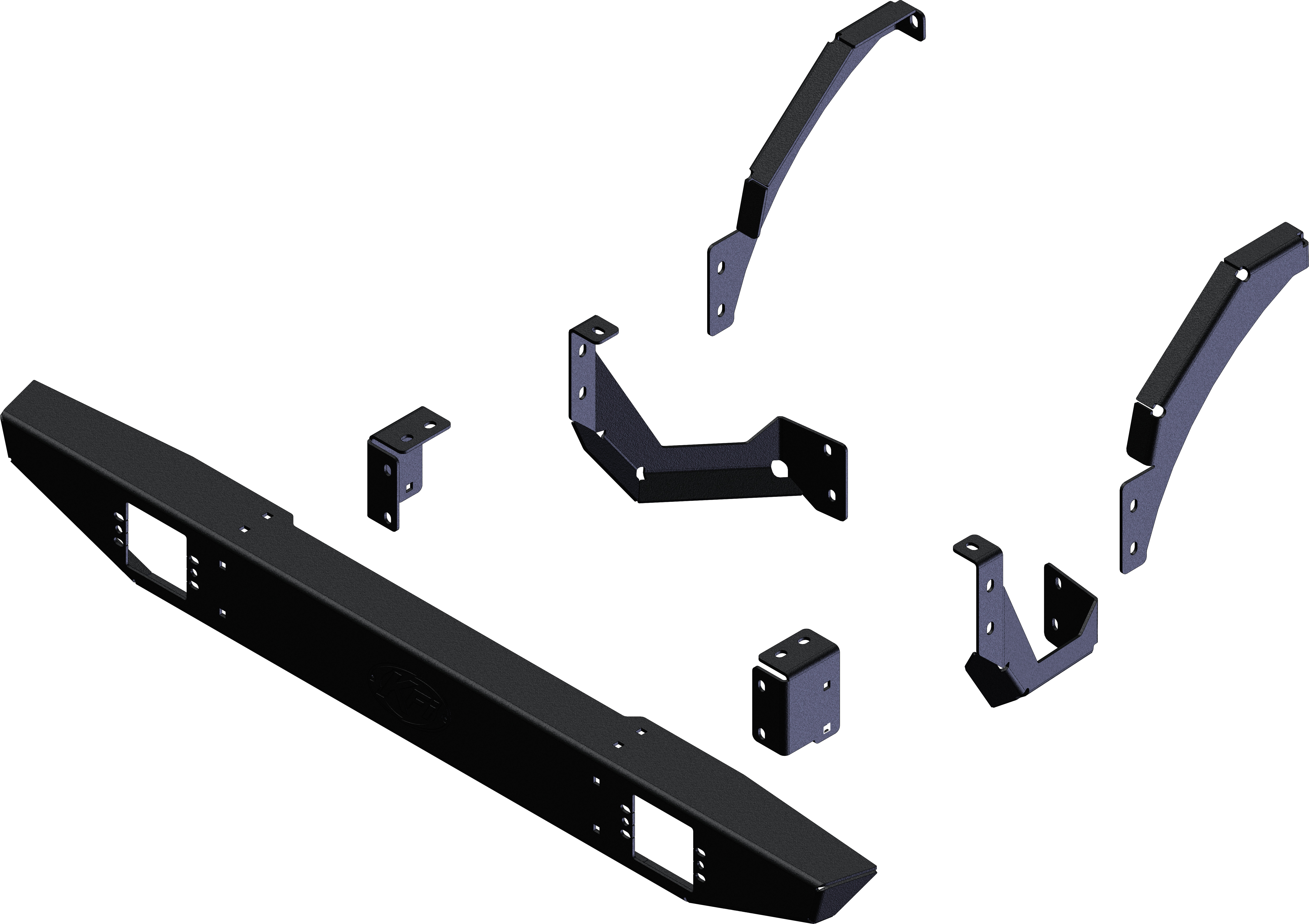 KFI 102105 Rear Formed Bumper – Fits Polaris Xpedition 2024 Models