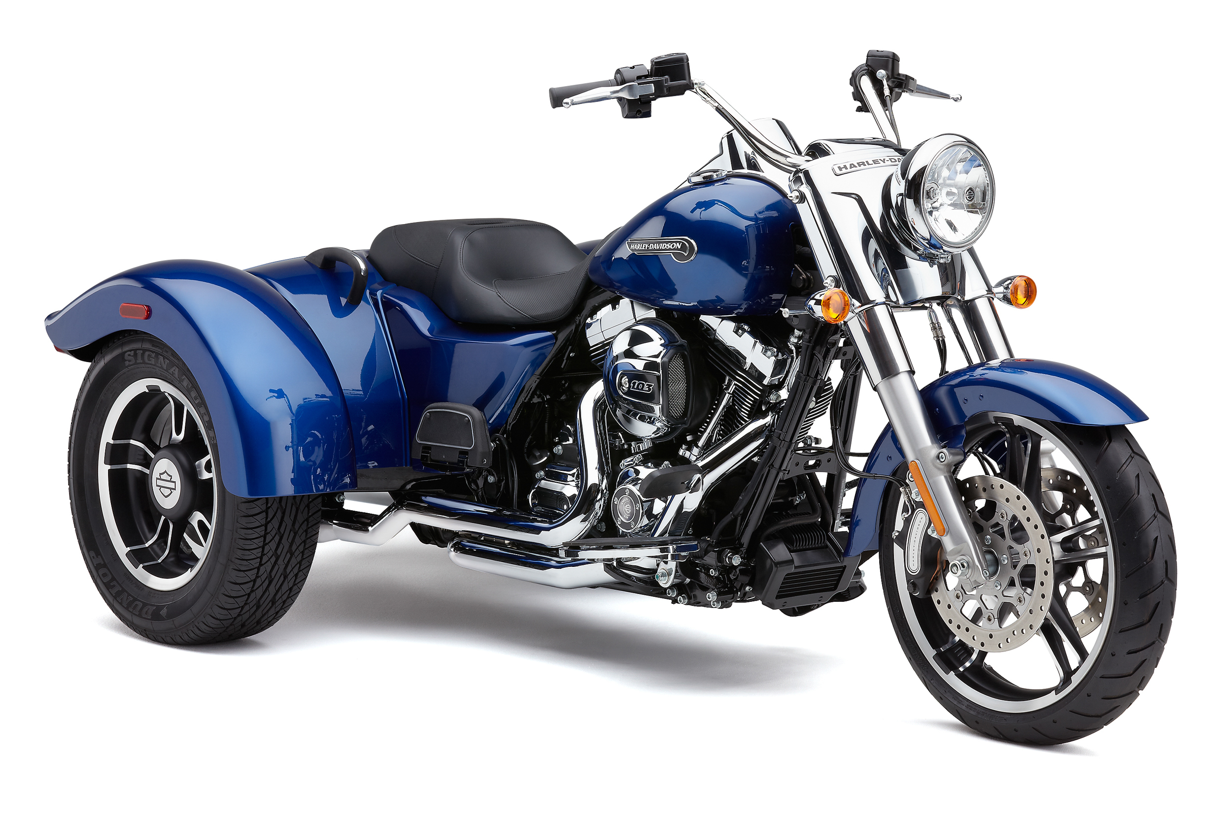 COBRA POWERPORT DUAL HEADPIPES CHROME TRIKE 10-16 - View 1