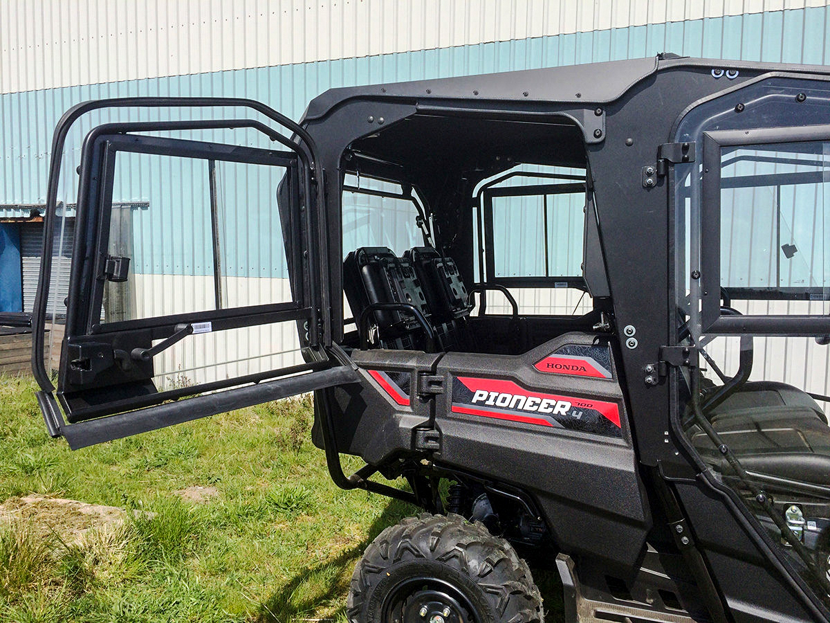 OPEN TRAIL UTV Cab Rear Roof/Back Pane/Rear Doors Set - View 1
