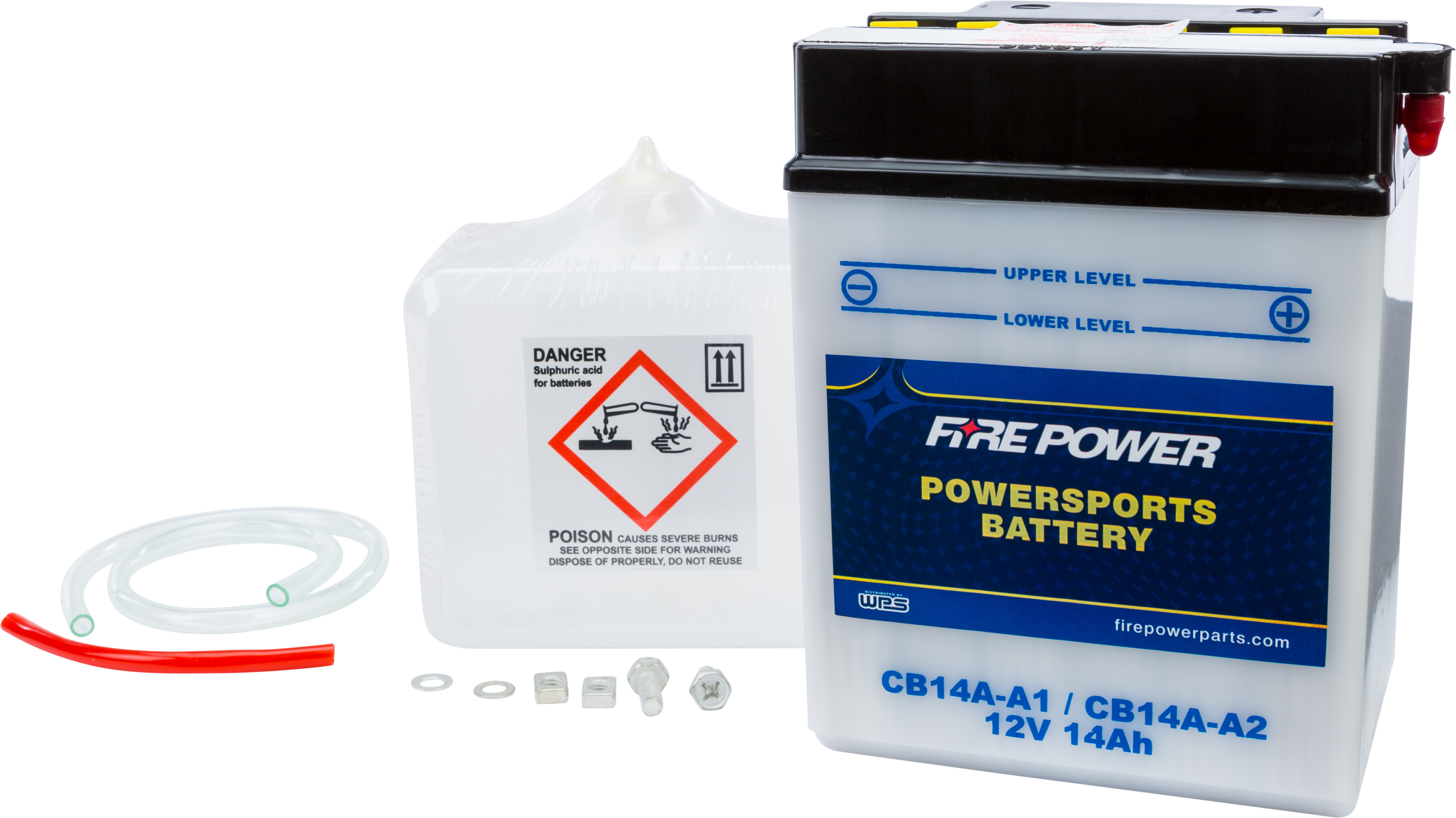 12V Heavy Duty Battery w/Acid Pack