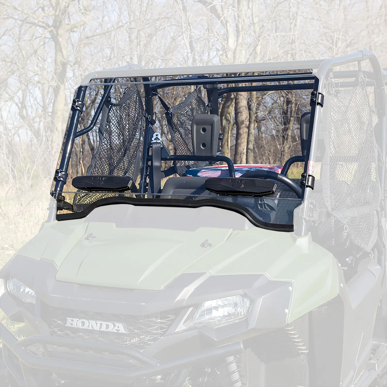 Front Poly Windshield – Full Fixed Vented