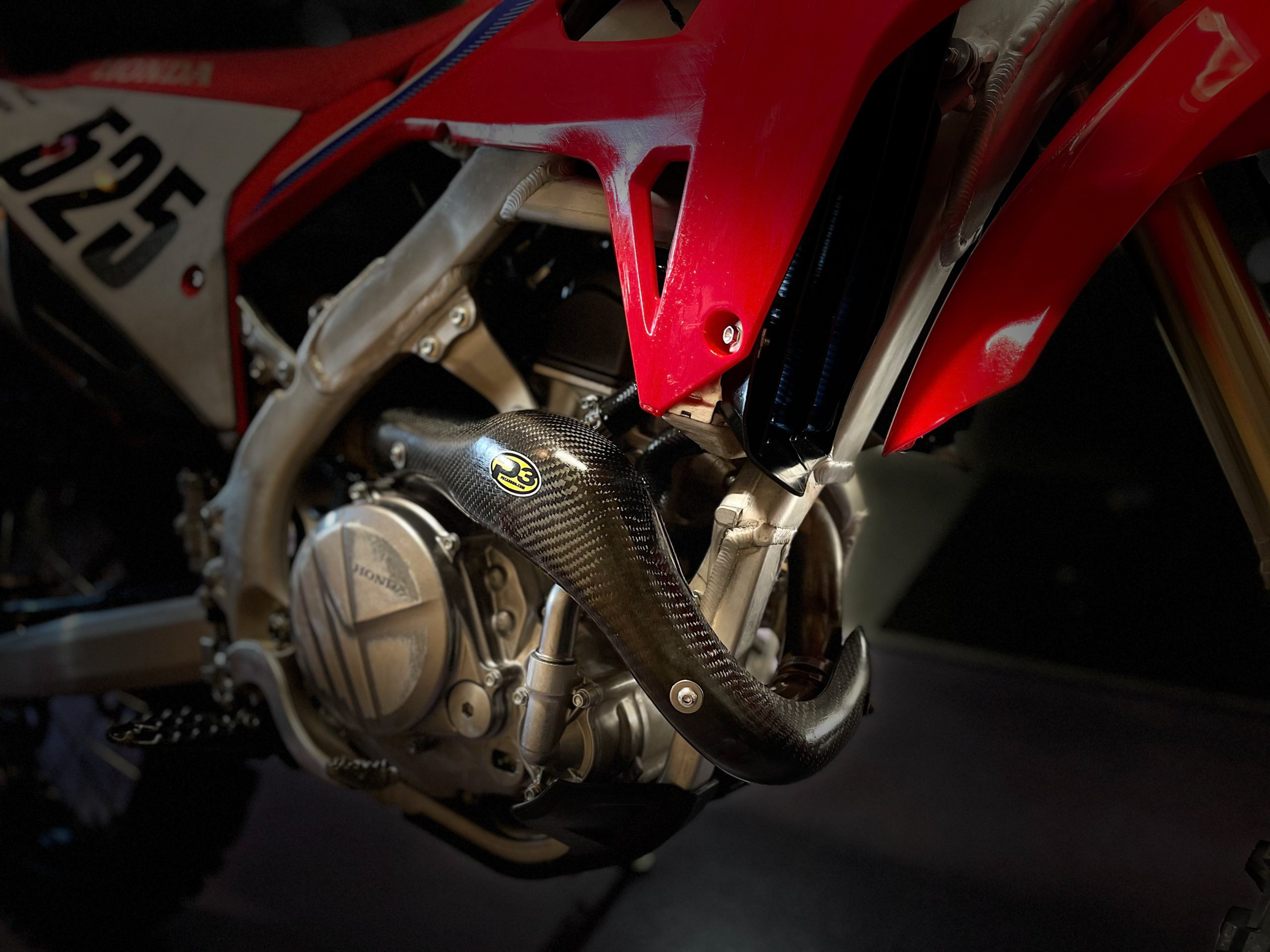 Carbon Fiber Header Heat Shield