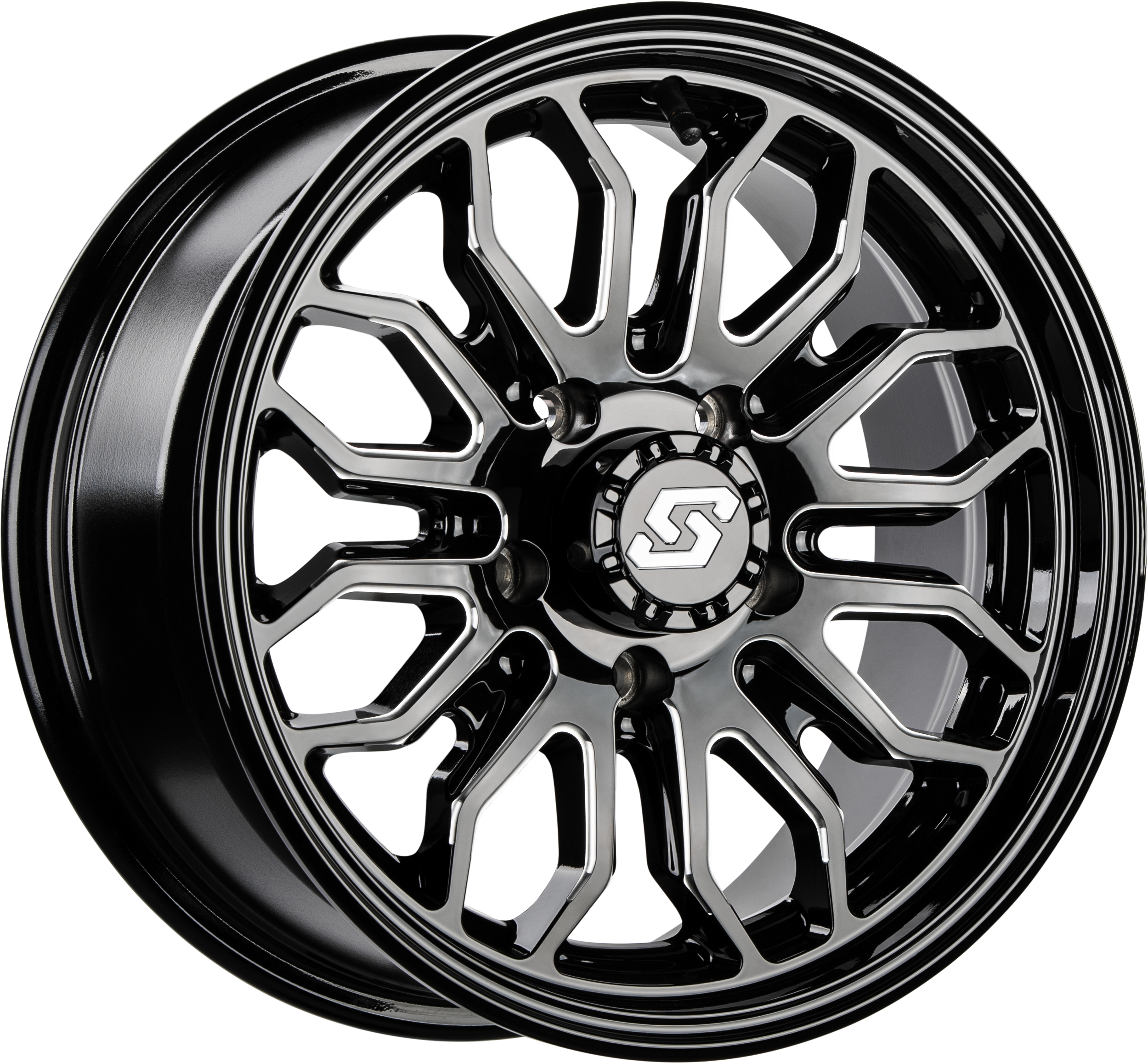 SEDONA A-S26M-47011+10 Onyx Wheel 14x7 4/110 +10mm Black/Machined