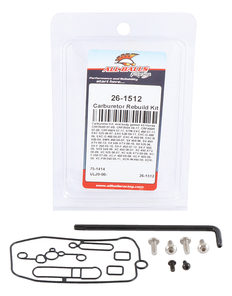 Keihin FCR Mid Body Gasket Kit