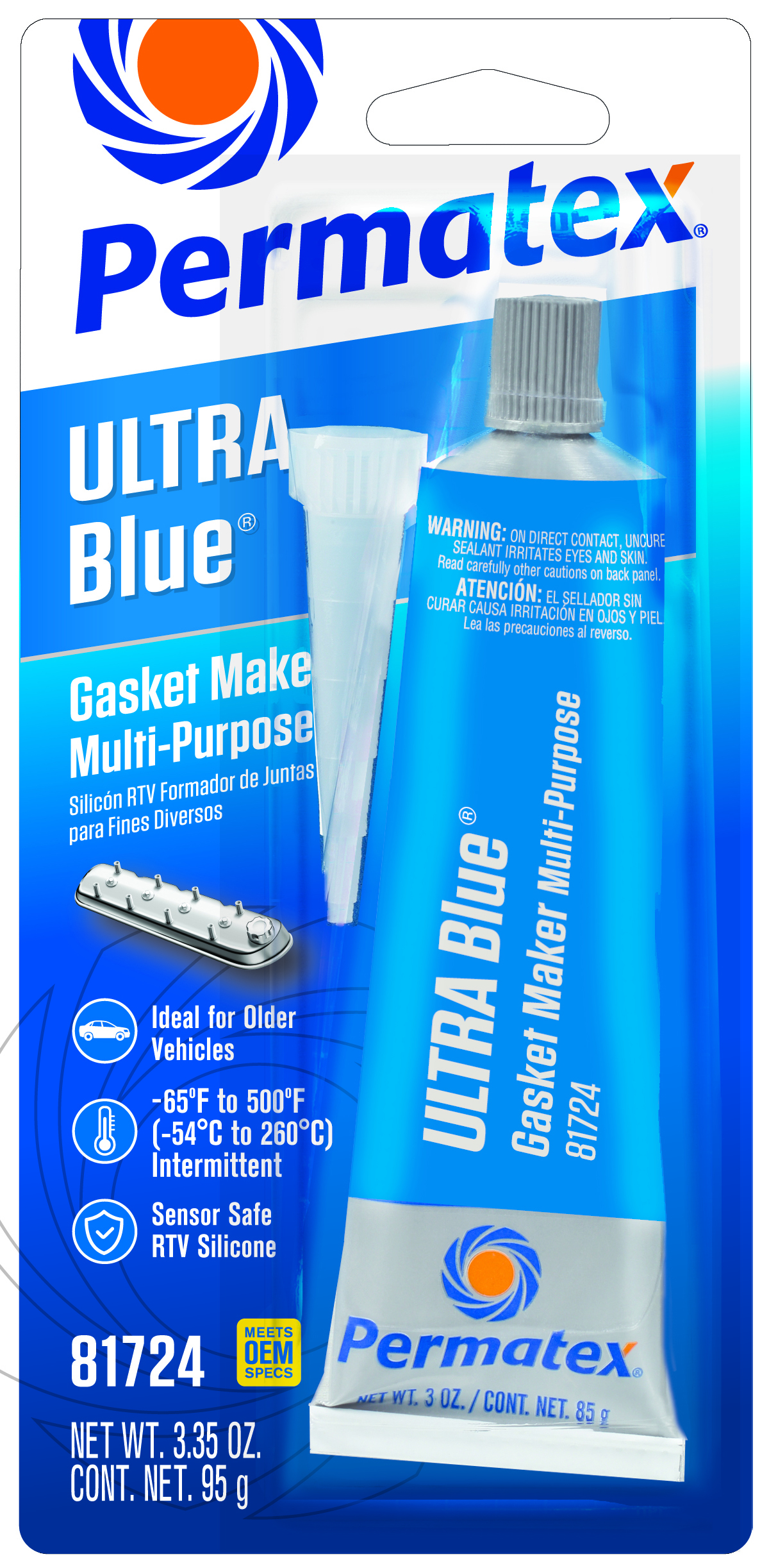 PERMATEX Ultra Blue RTV Silicone - View 1