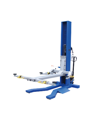 IDEAL Low Profile Mobile Single Column Lift - View 1