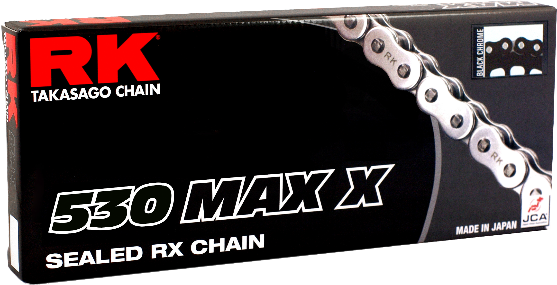 RK EXCEL 530MAXX DRIVE CHAIN BLK/CHROME 530 X 120 - View 1