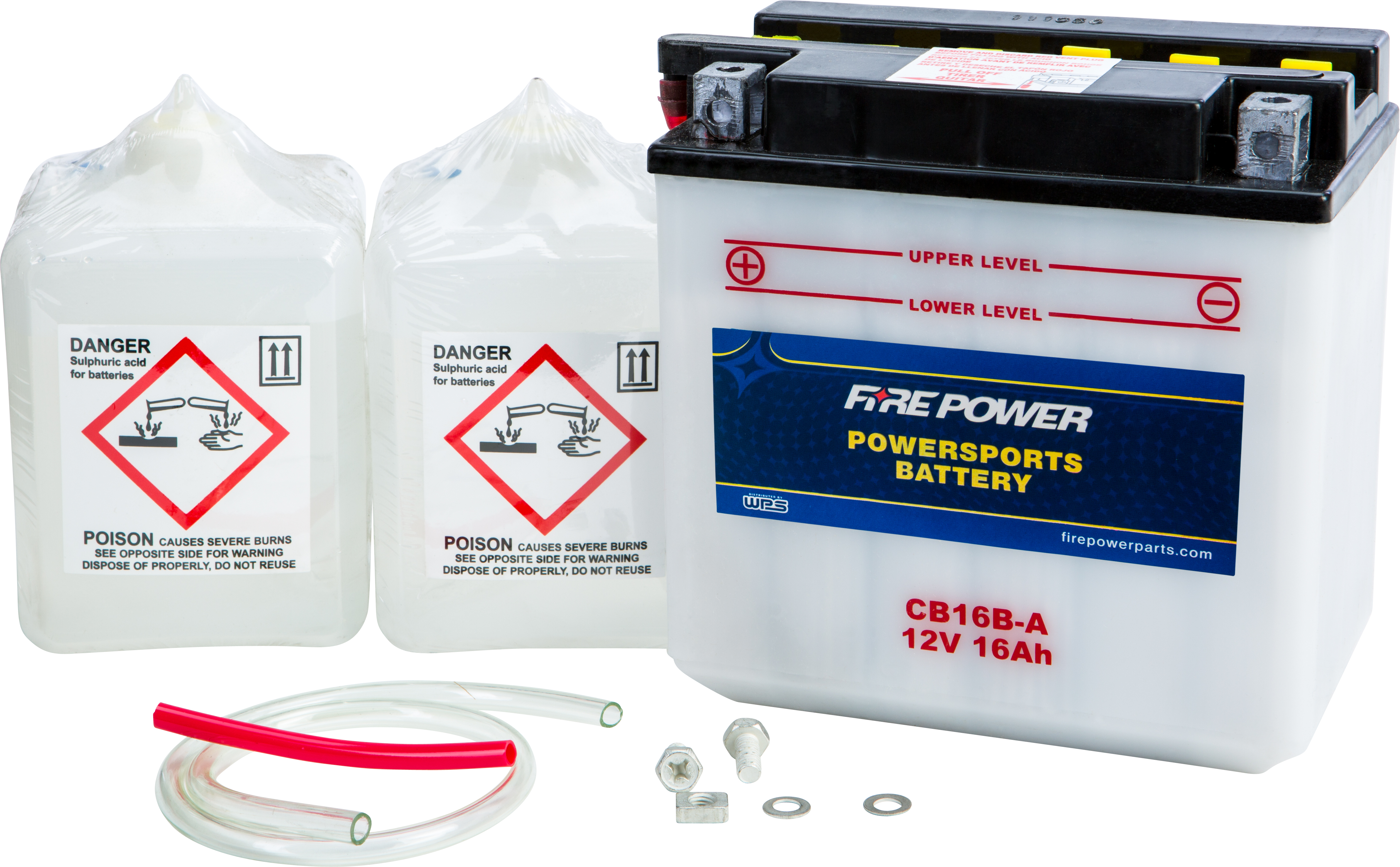 12V Heavy Duty Battery w/Acid Pack