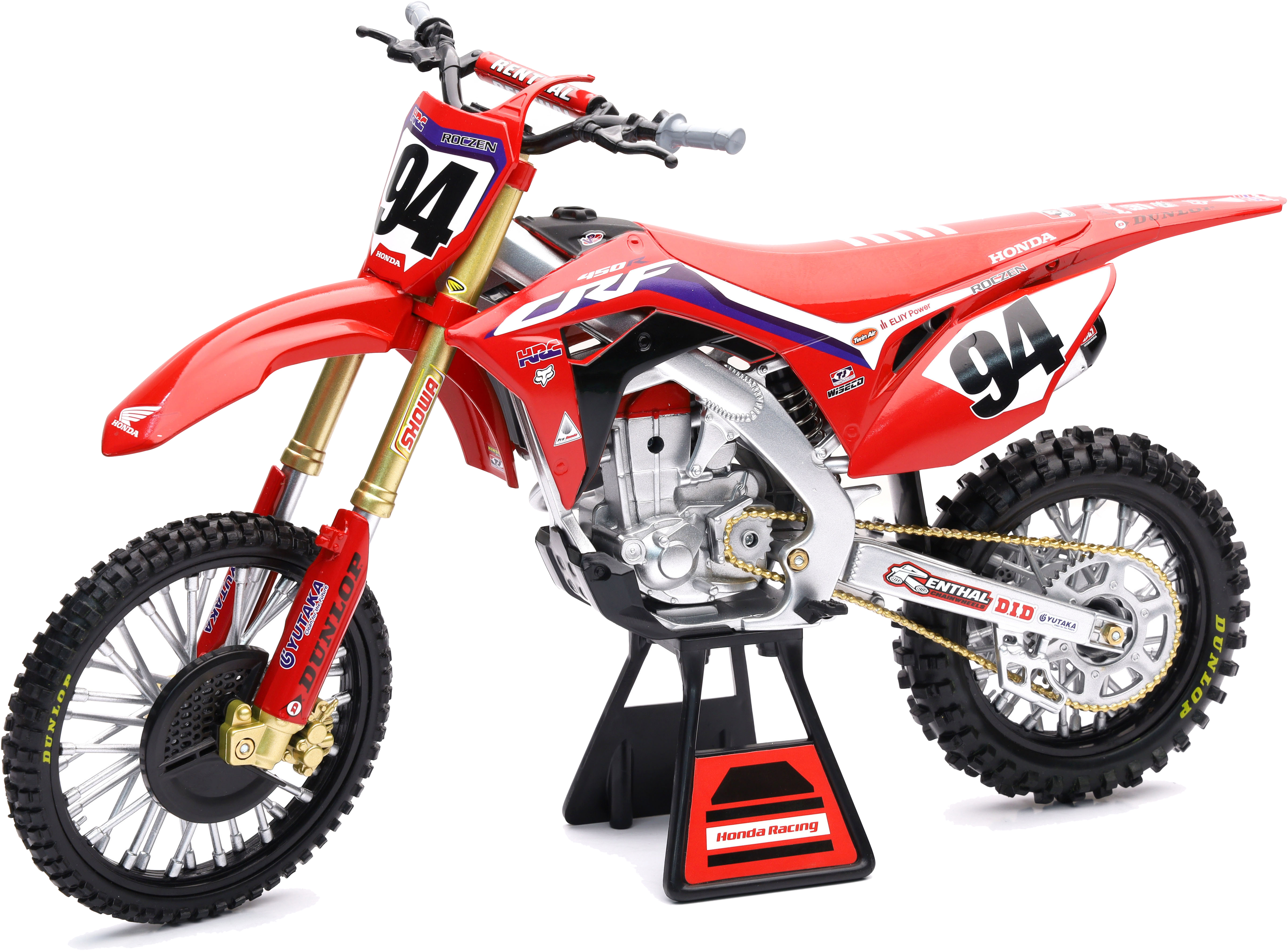 NEW-RAY 1:6 Scale HRC Team Honda #94 Ken Roczen - View 1