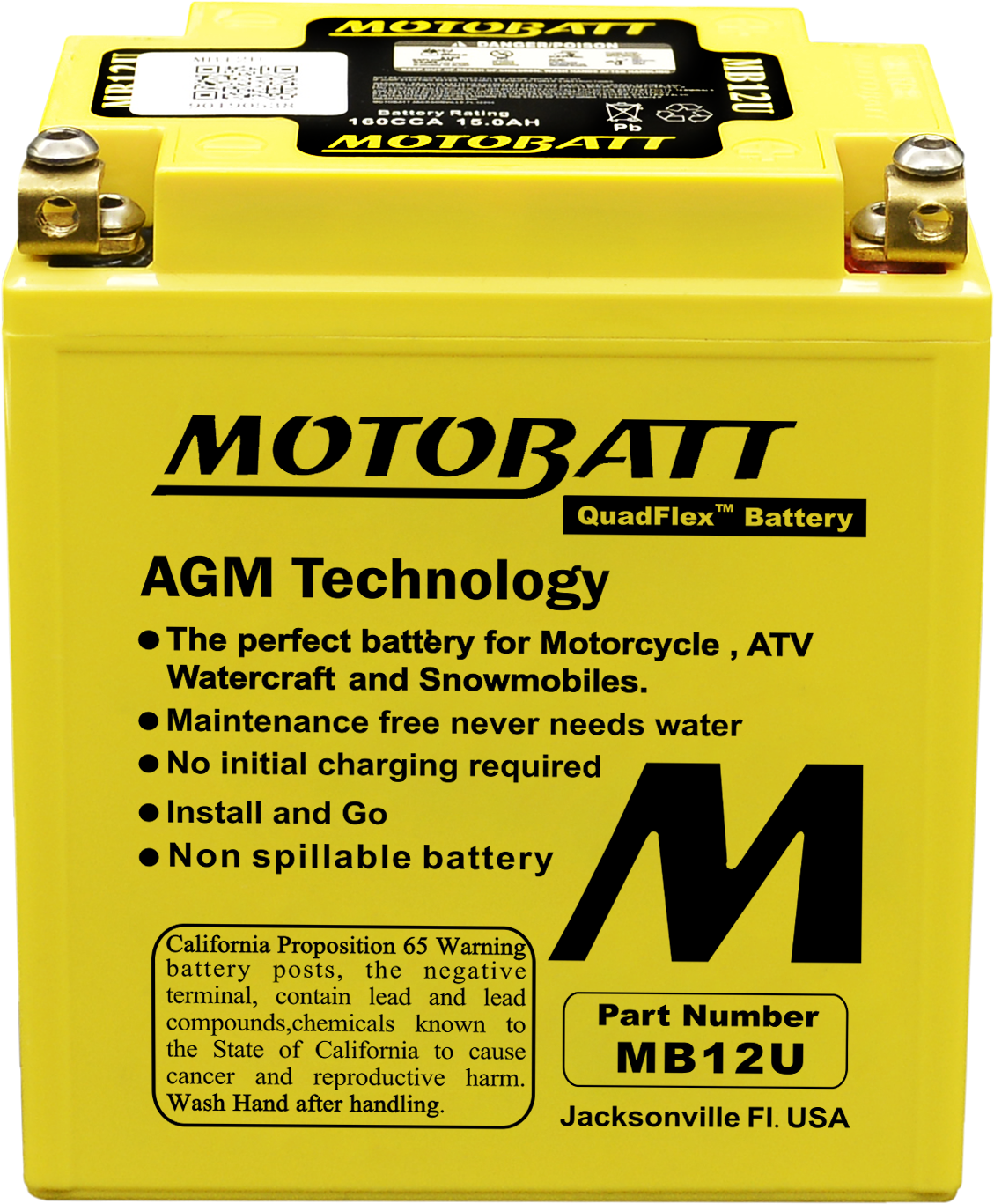 MotoBatt Quadflex AGM Batteries