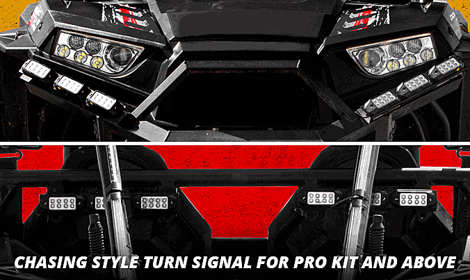 XK GLOW XK-DT-PRO Pro Plug and Play Turn Signal Kit for Automotive Use