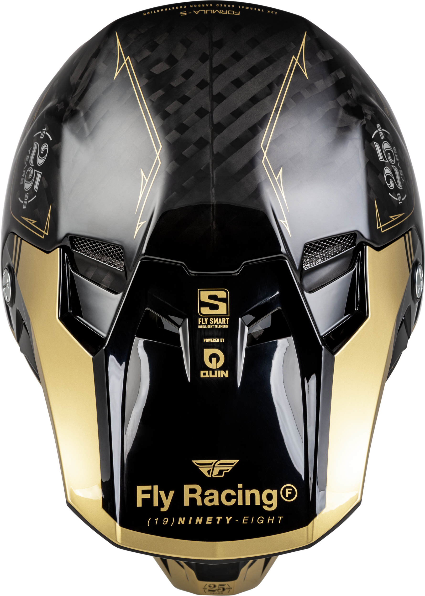 Casco de motocross todoterreno Fly Racing Youth Forumula S carbono MX ATV - Imagen 9 de 21