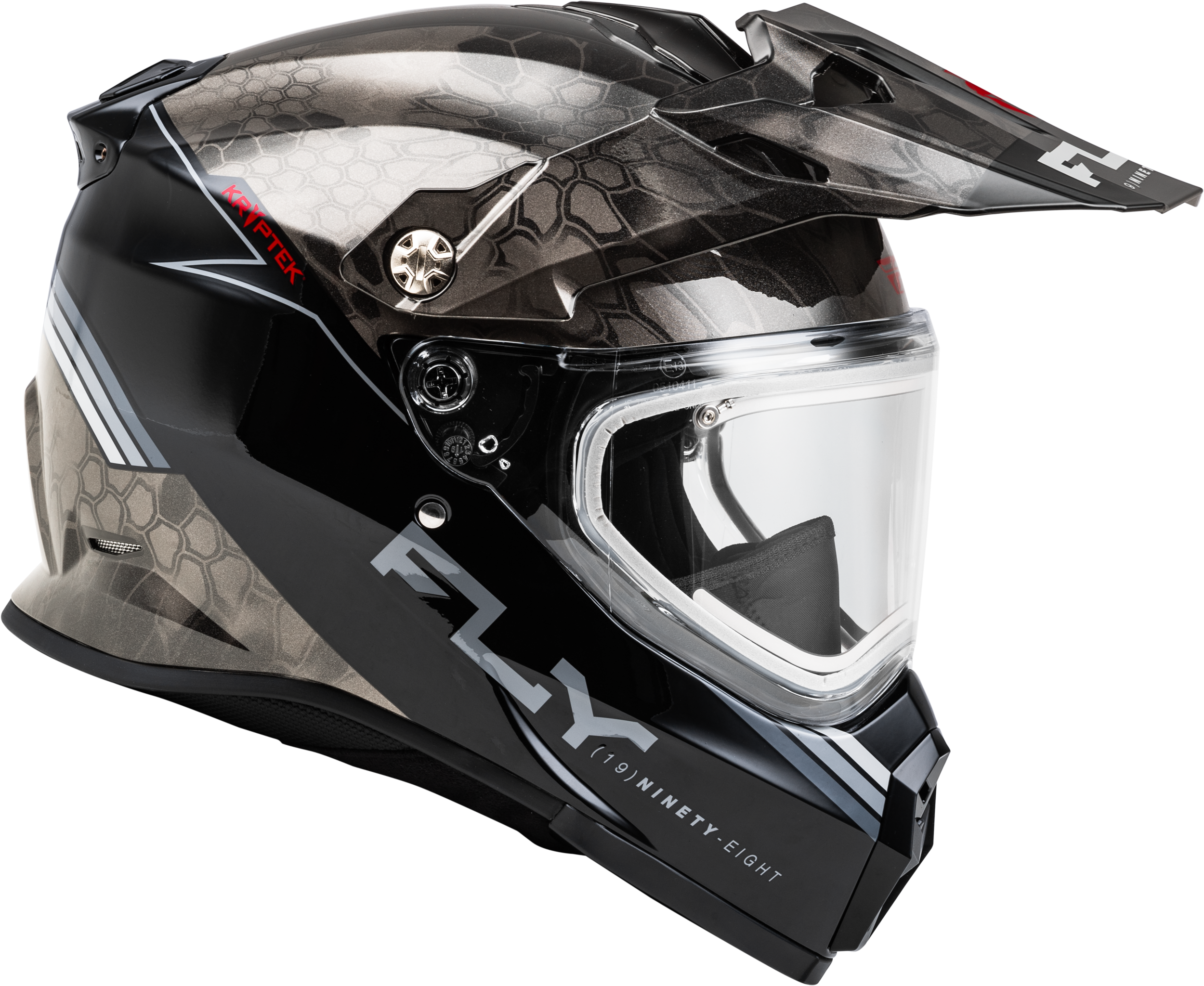 FLY RACING 73-31360M Trekker CW Conceal Helmet with Electric Shield, Medium