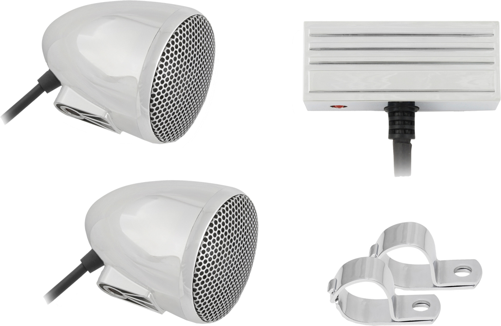 CYCLE SOUNDS ATV/UTV SOUND SYSTEM 2" KIT (B LACK)
