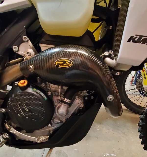 Carbon Fiber Header Heat Shield
