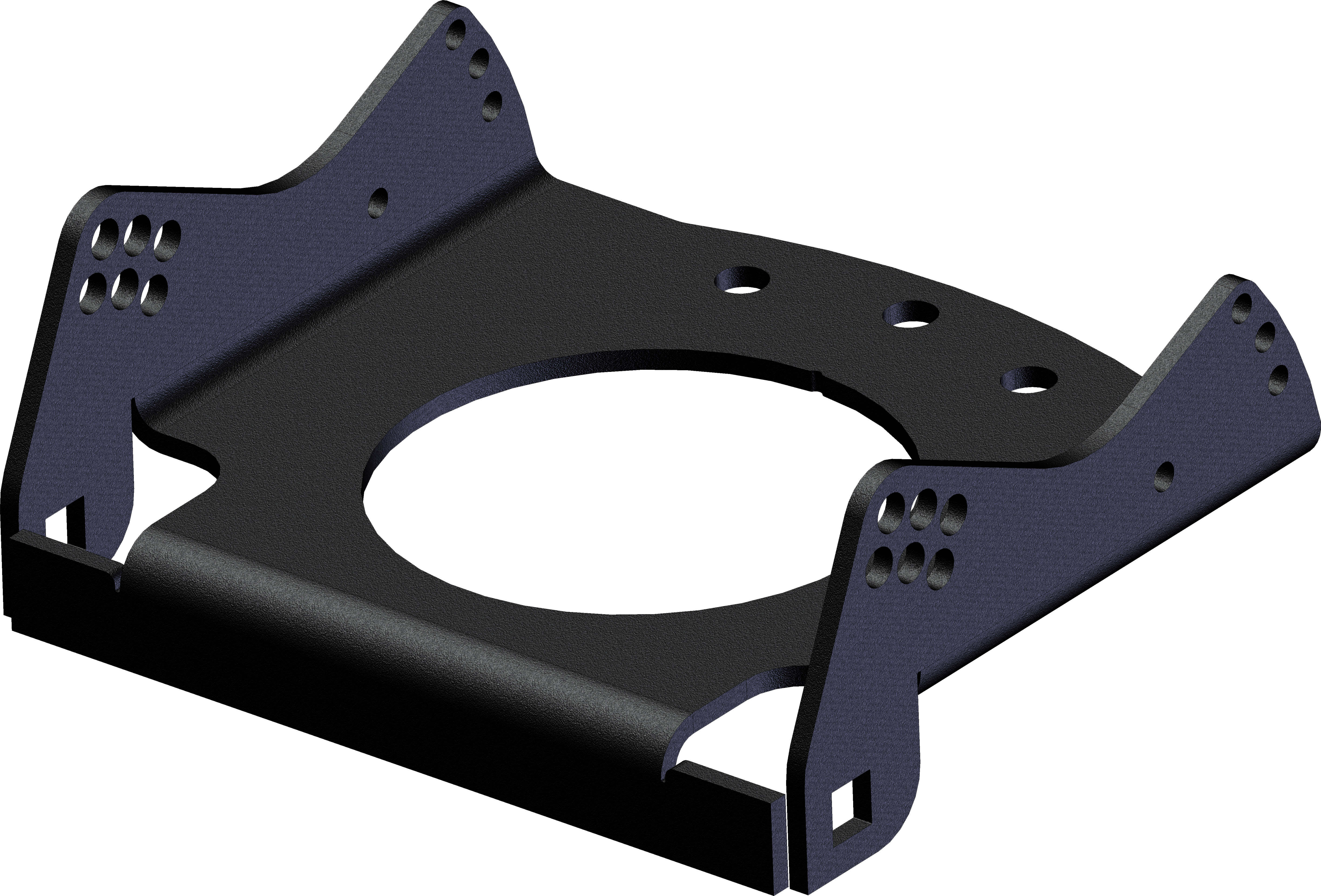 KFI UTV PUSH TUBE CRADLE - View 1