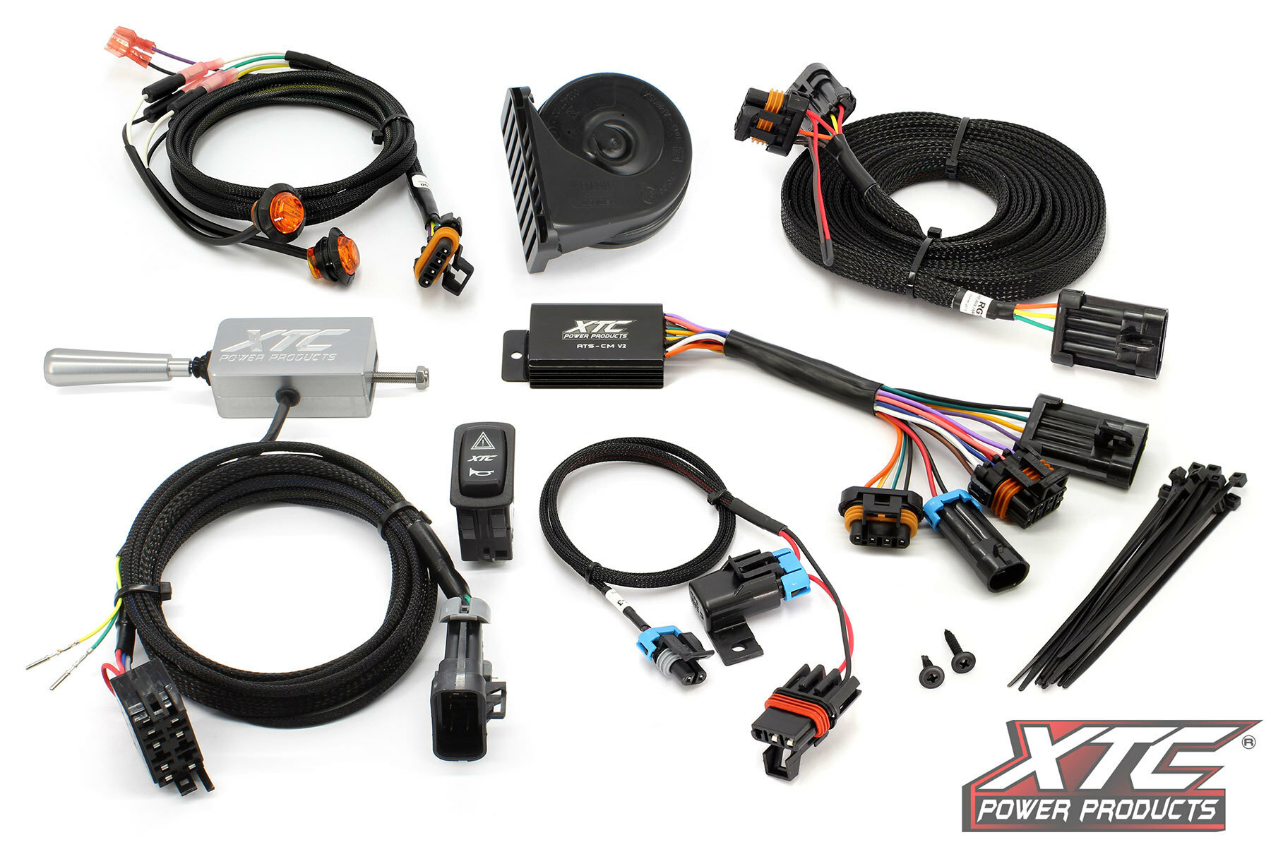 XTC Power Products ATS Turn Signal Kit Billet Lever 19-25 Polaris Ranger XP 1000