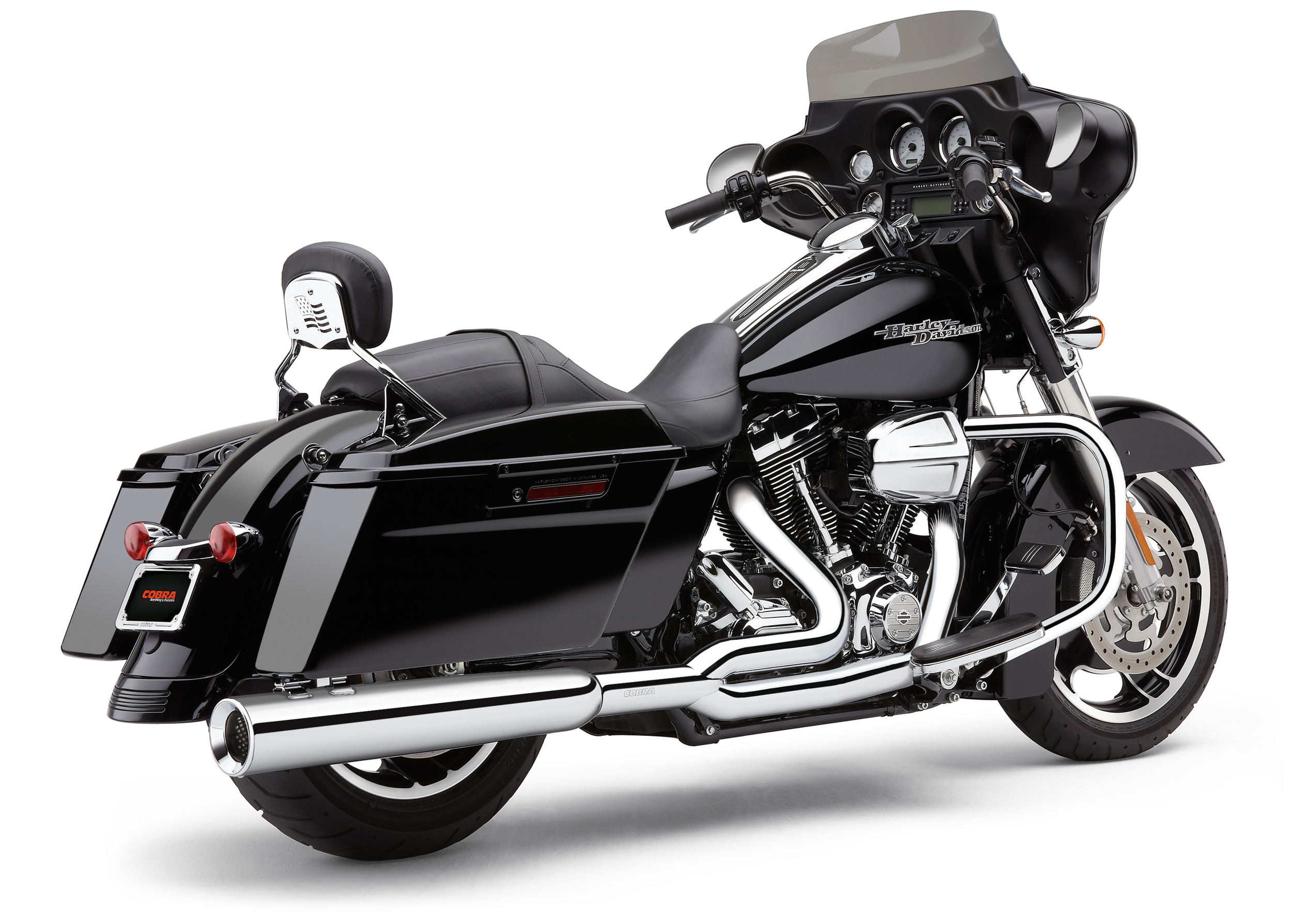 COBRA POWRFLO 2-1 RPT CHROME FLH/FLT 09-16 - View 1