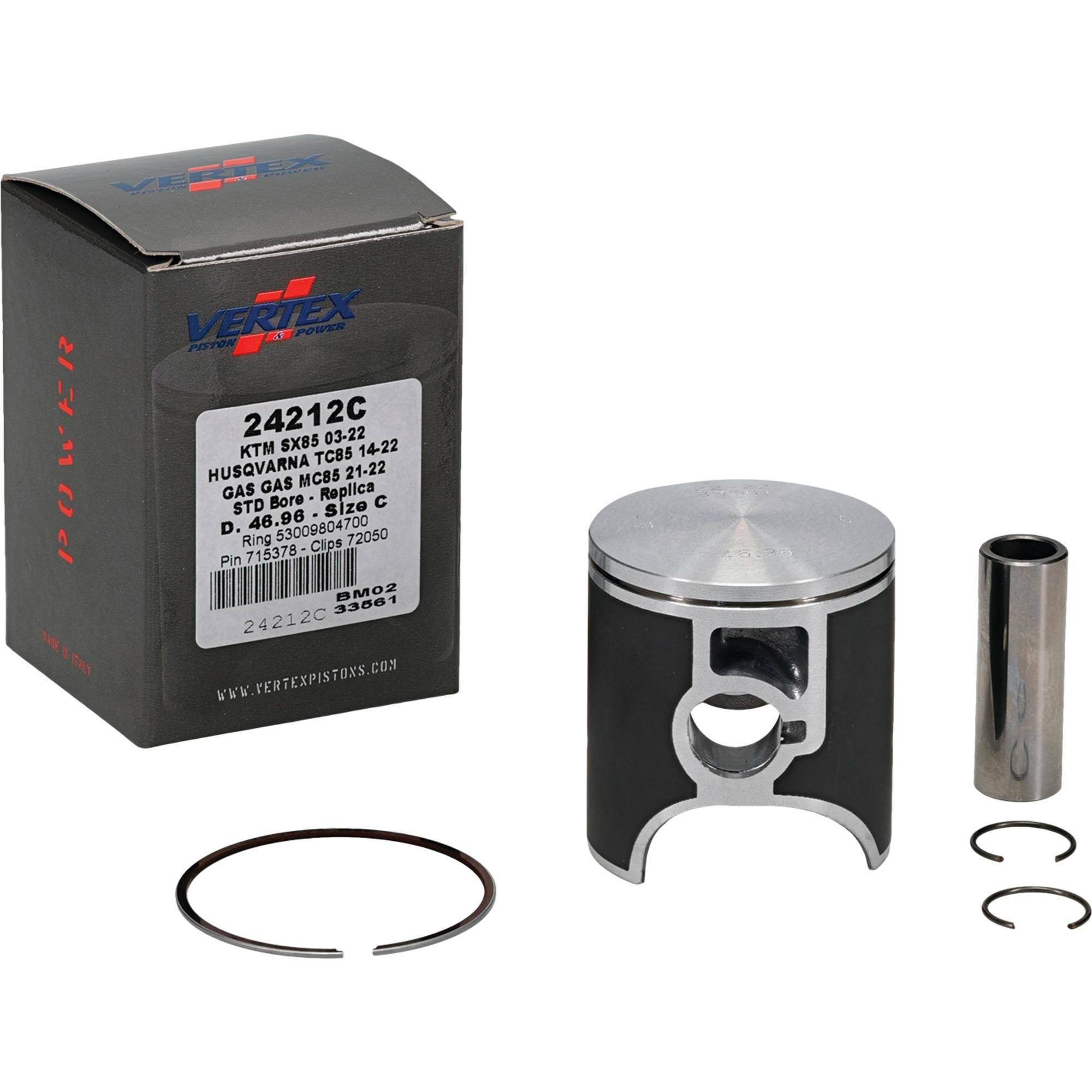 Piston Kit Cast Fits 46.96/Std Husq/Ktm