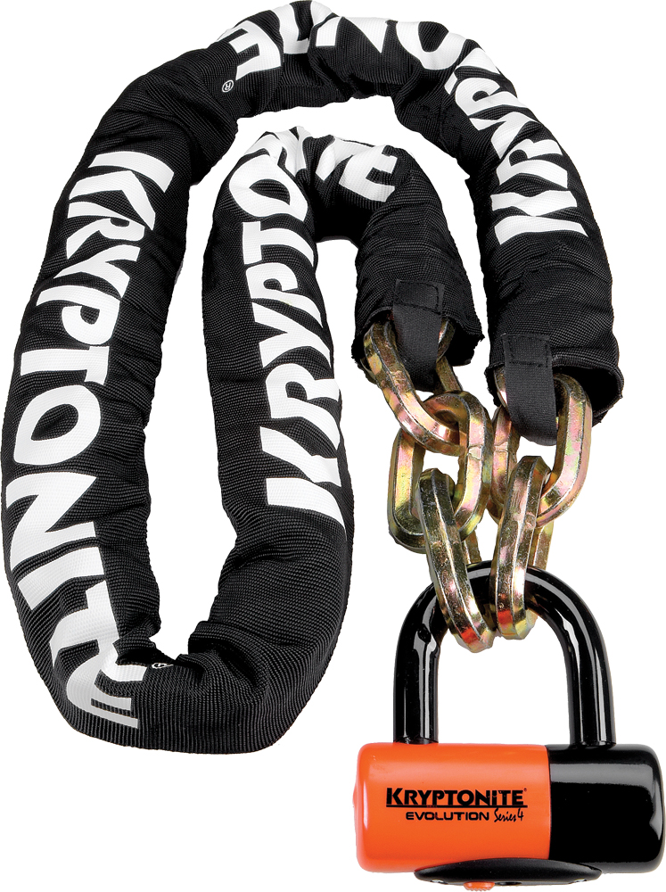 KRYPTONITE New York Chain w/Evolution Series 4 Disc Lock - View 1
