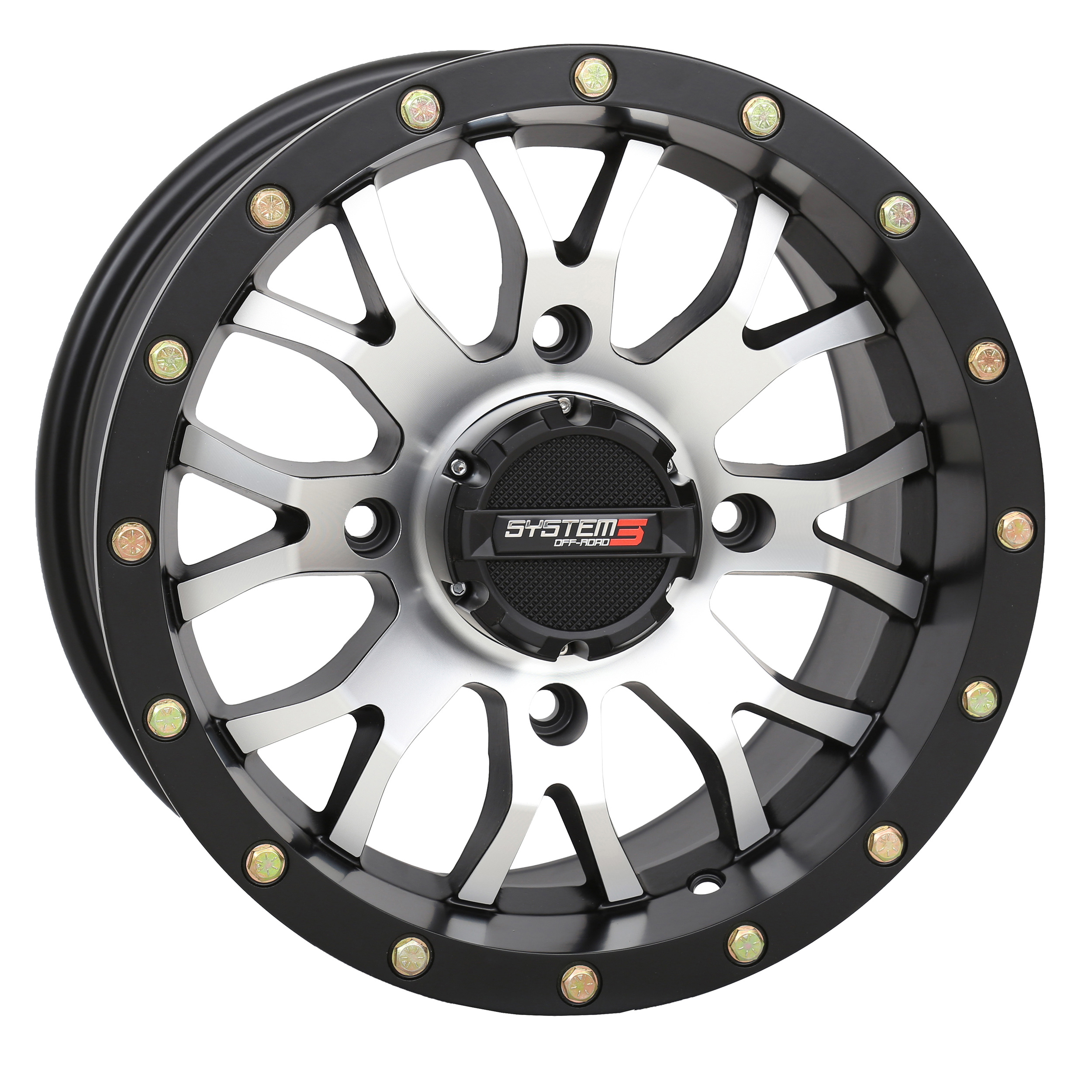 SYSTEM 3 14S3-1056 St3 Wheel 14x7 5+2 4/156 Fits Polaris RZR 900 & XP 1000