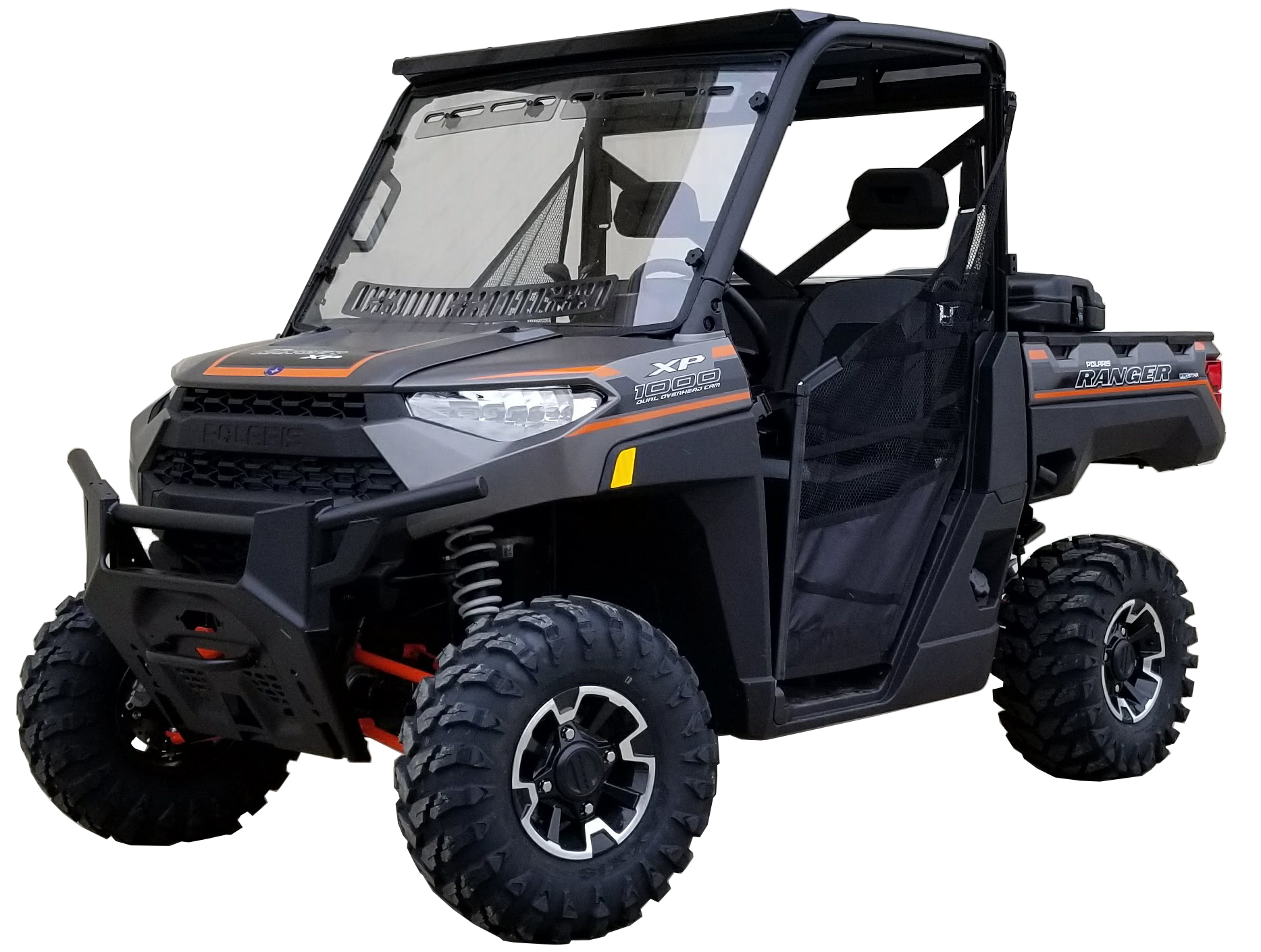 SPIKE 77-9825 Full Windshield Dual Vent for Polaris Ranger XP & 800 Models
