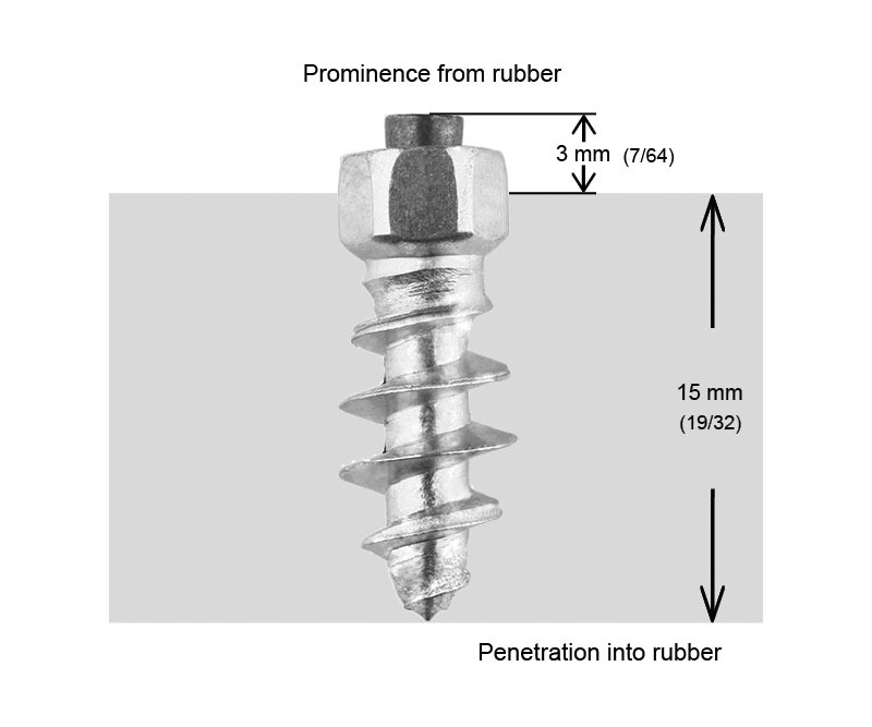 11MM STANDARD SCREW STUDS QTY 100