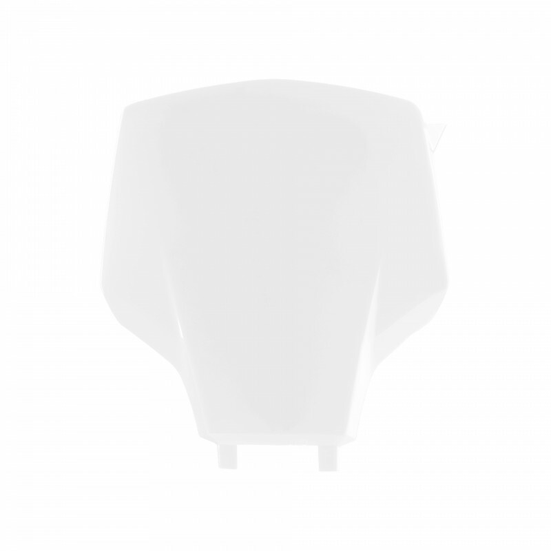 POLISPORT FRONT NUMBER PLATE WHITE - View 1