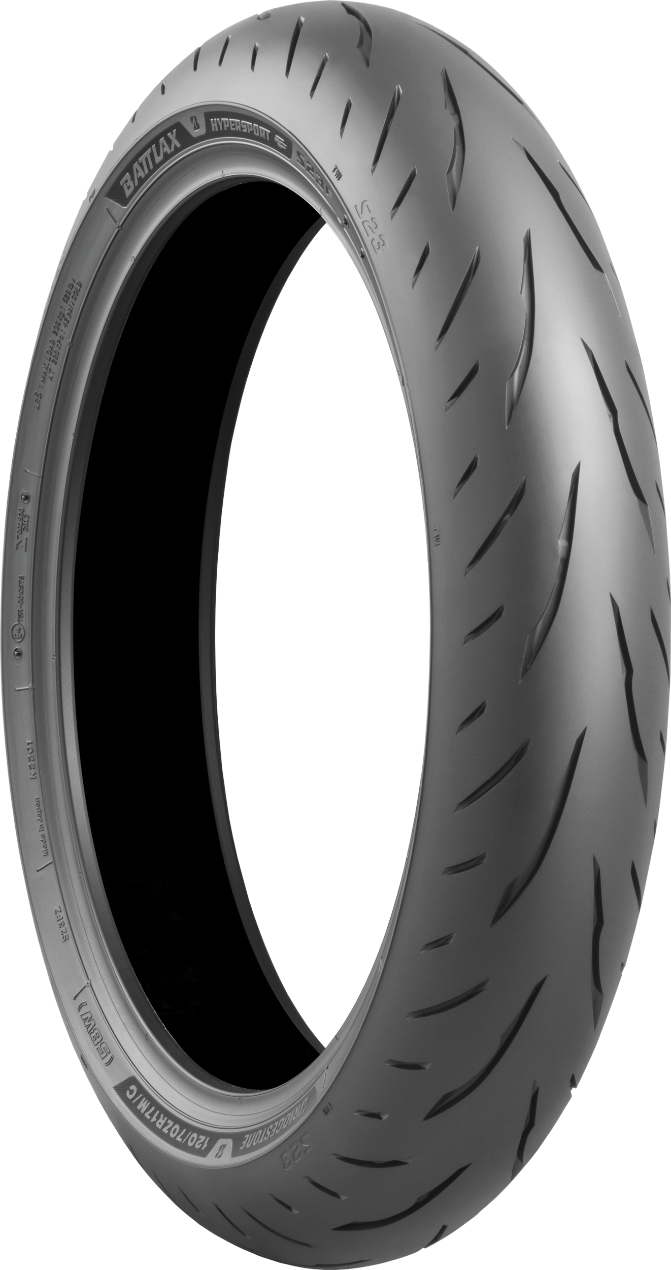 Bridgestone Tire Battlax Hypersport S23 Fr 120/70Zr17 58W Ra Tires