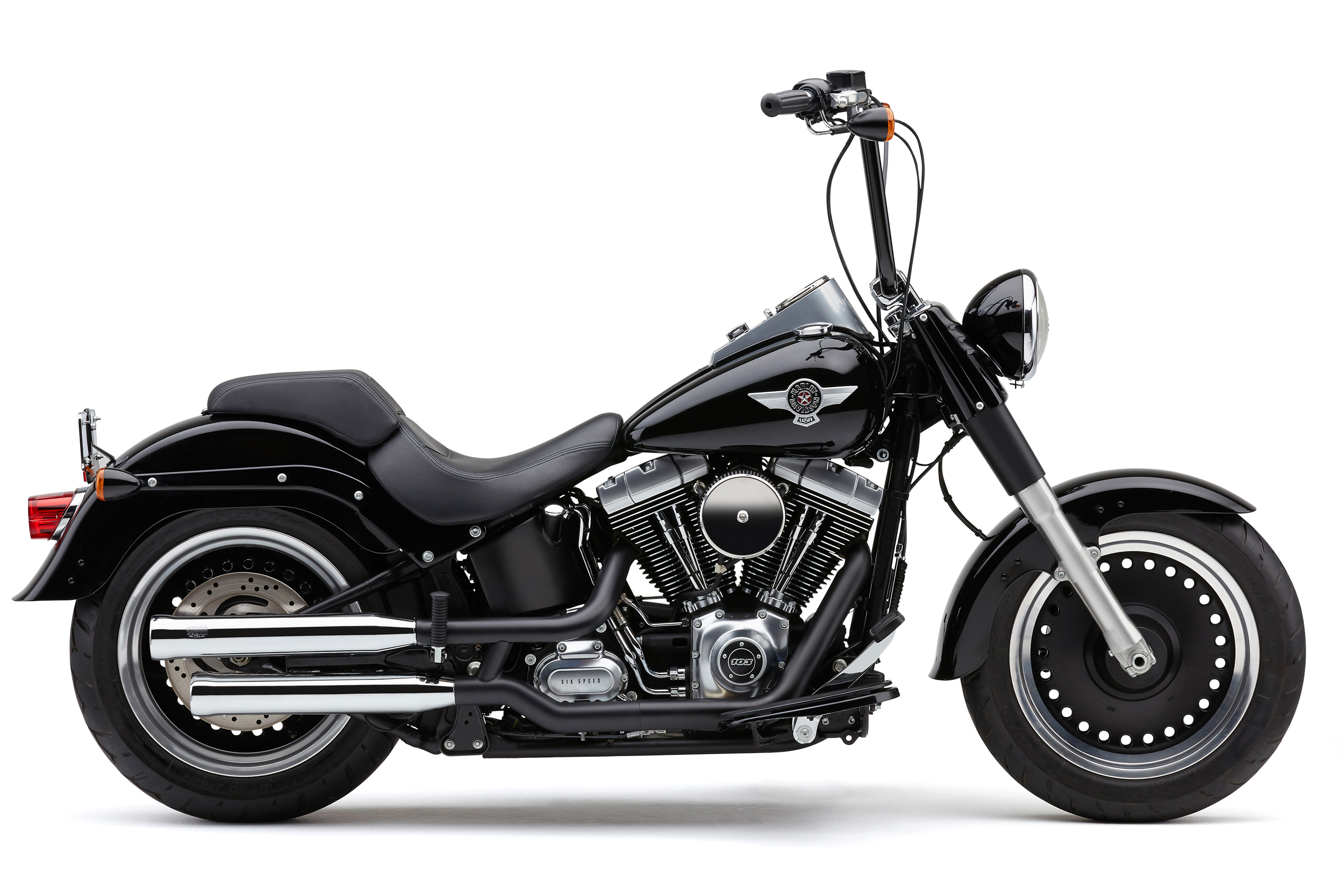 COBRA 3" NH SERIES SLIP-ONS CHROME FAT BOY/DCE 07-17 - View 1