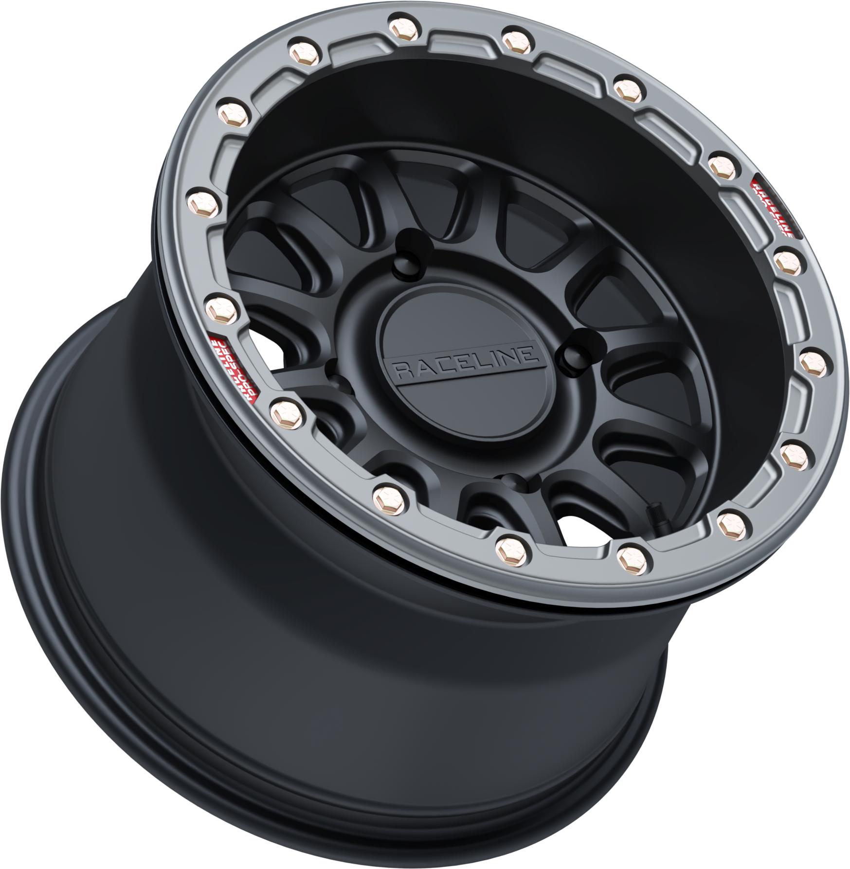 RACELINE A14BG-51056+10 Alpha Wheel 15x10 Black Gunmetal Offset +10mm