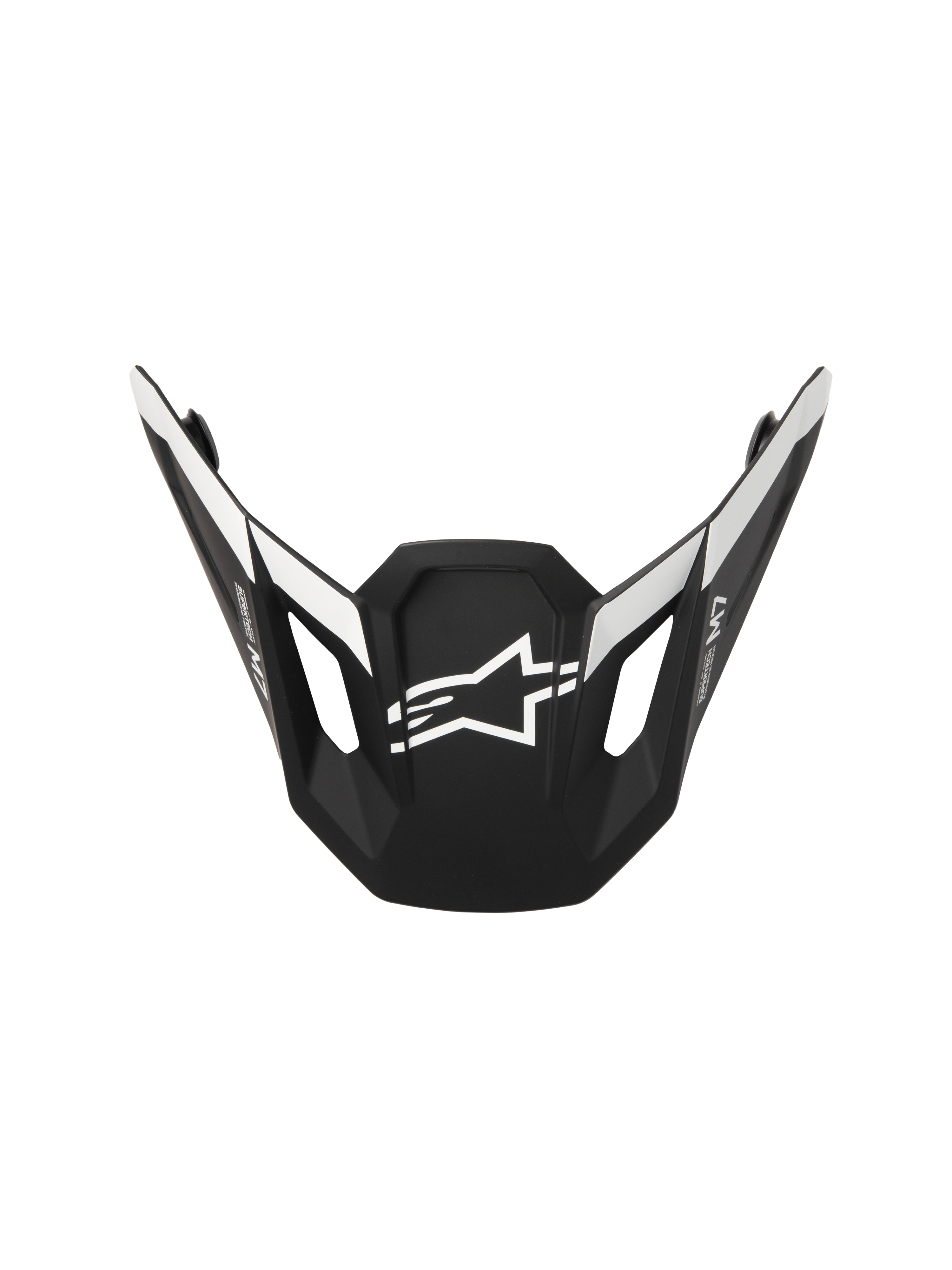 ALPINESTARS SM7 DASHER VISOR ECE06 BLACK/WHITE MATT - View 1