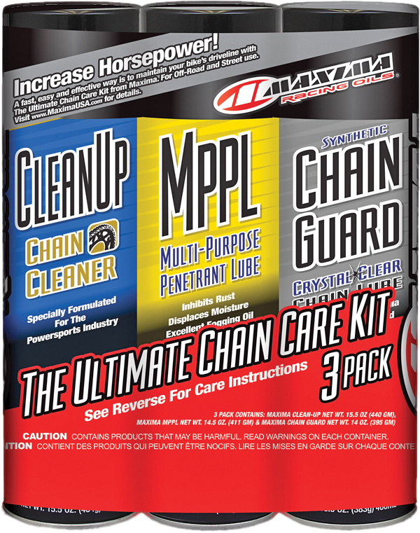 MAXIMA Ultimate Synthetic Chain Guard Care Kit - View 1