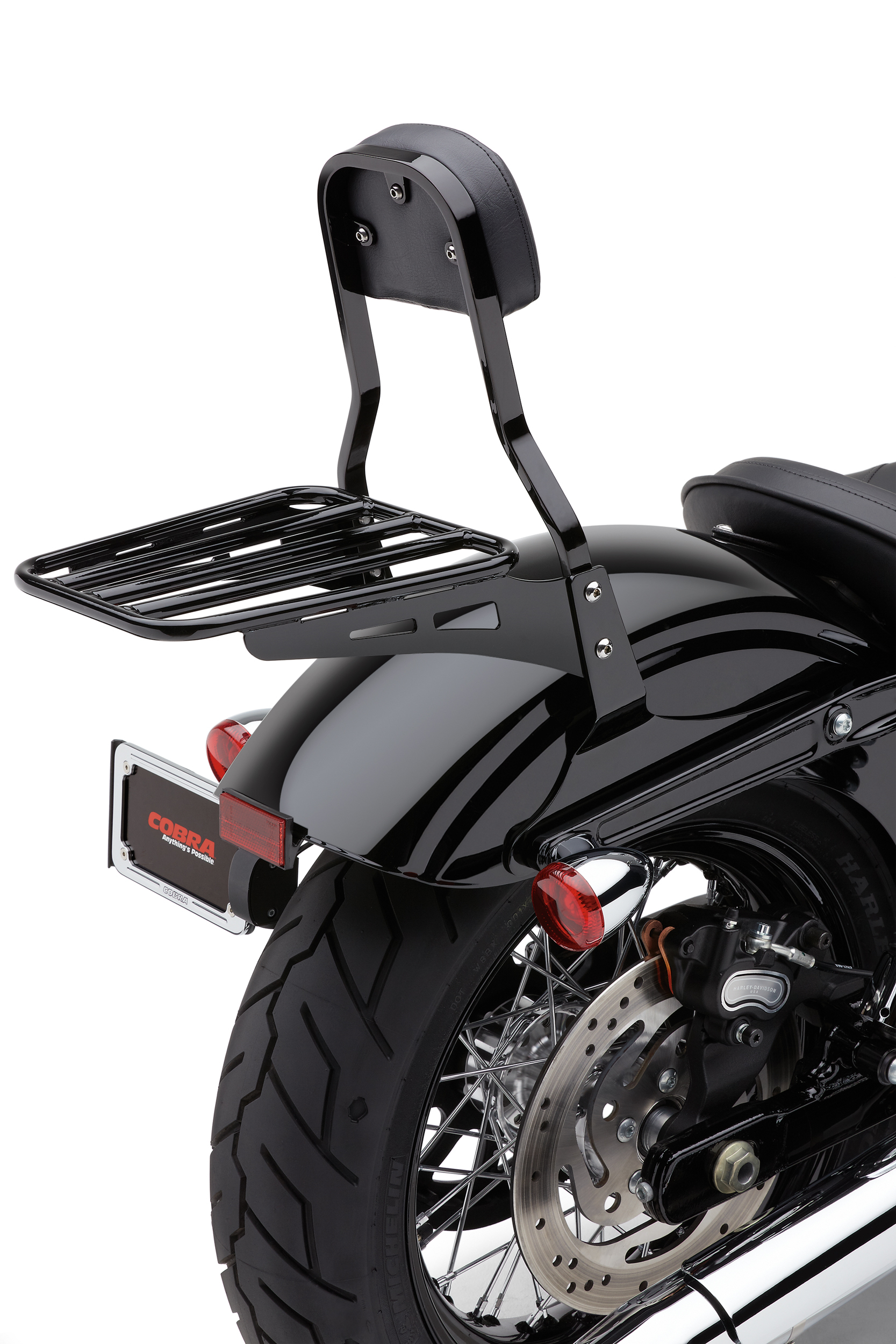 Sissy bar luggage rack