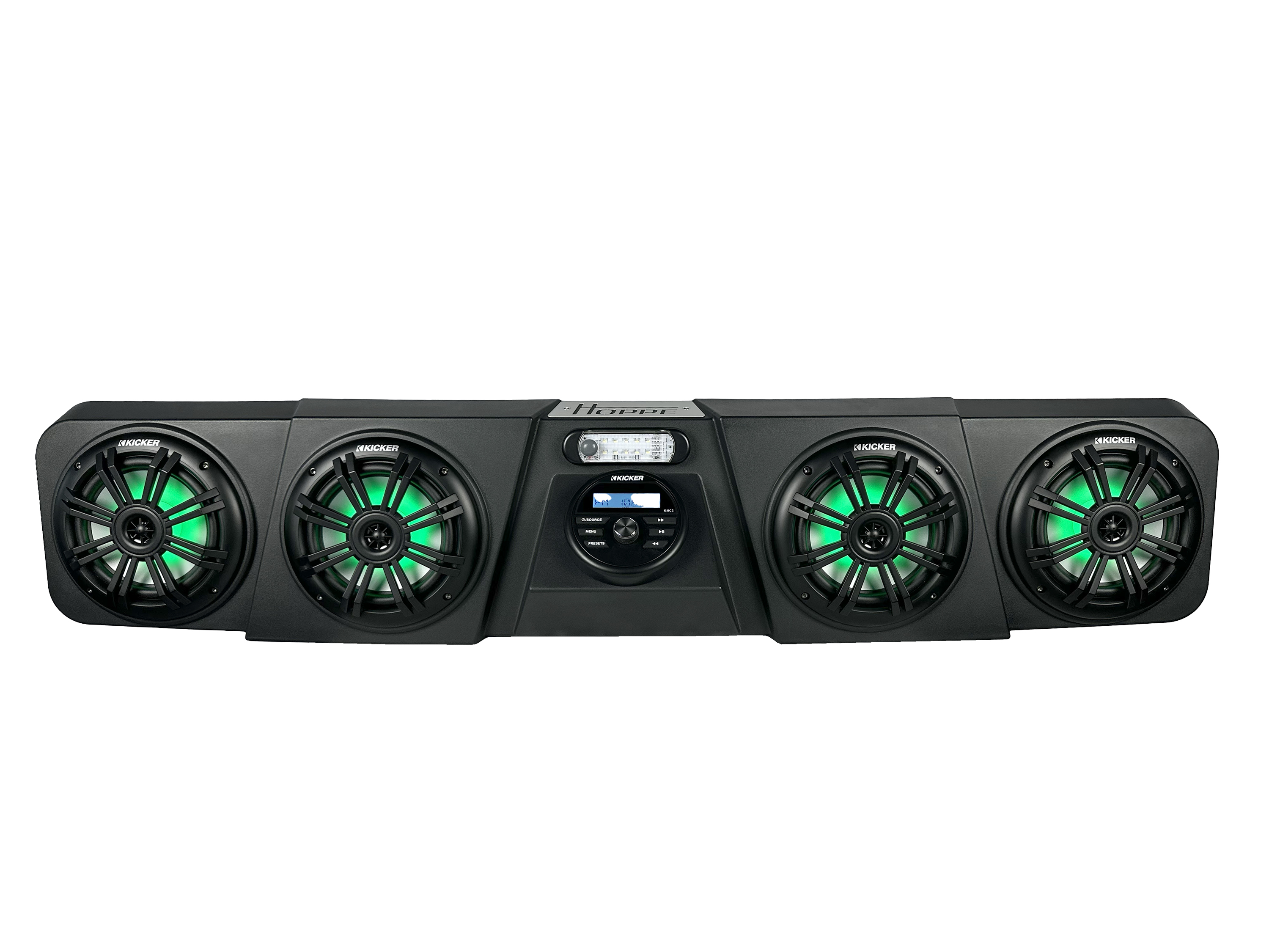 HOPPE HPEL-1001 Hoppe Audio Mini RGB Marine Speaker System with Bluetooth