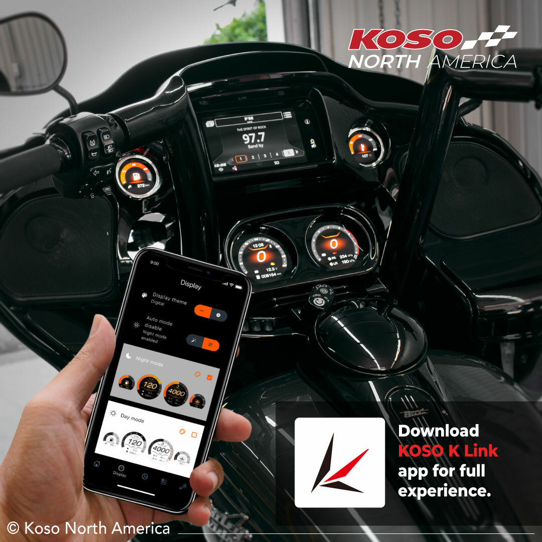 Koso Hd-03X 4 Piece Gauge Kit Touring 14-23 Gauges/Meters | eBay