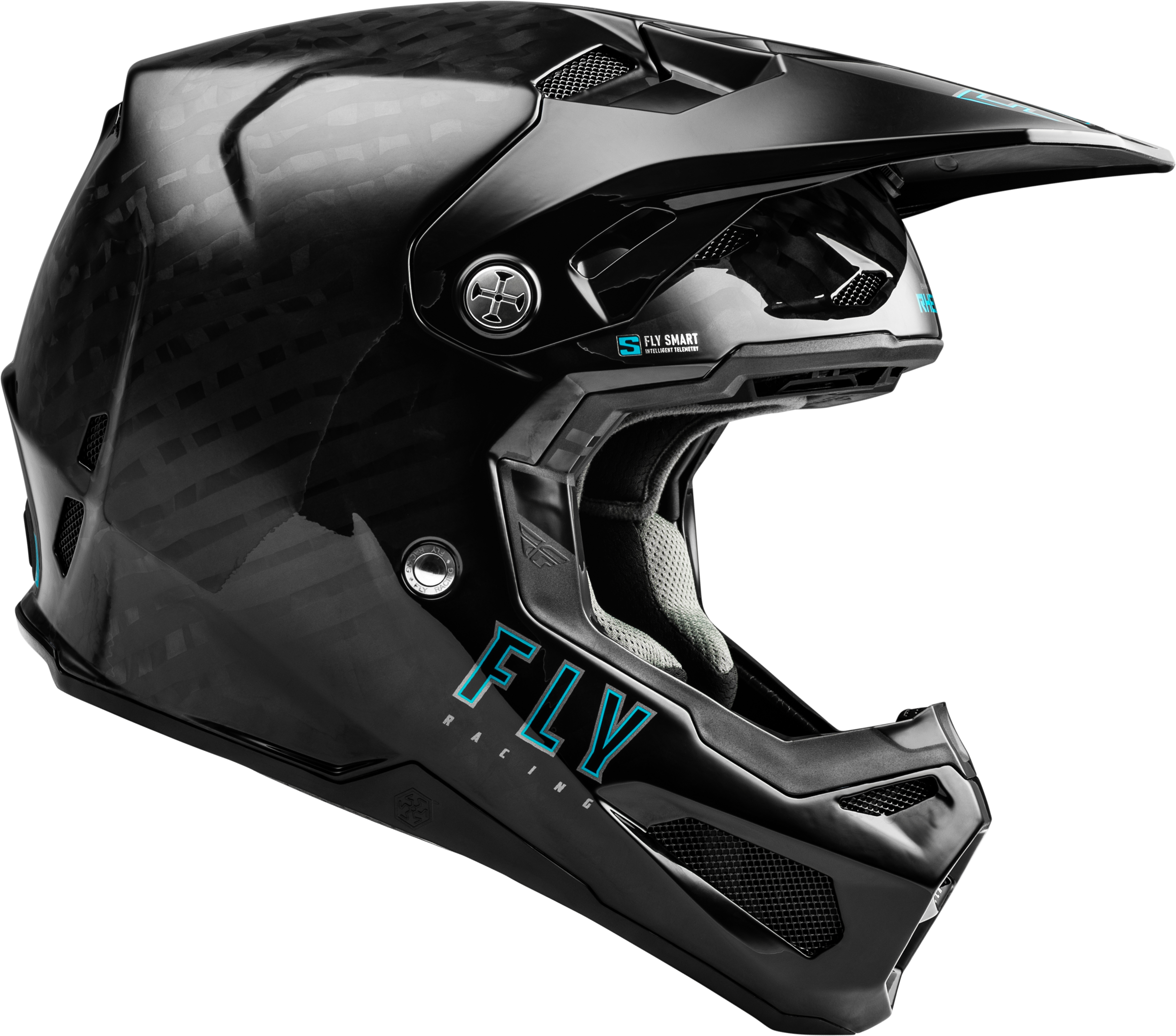 Casco de motocross todoterreno Fly Racing Youth Forumula S carbono MX ATV - Imagen 5 de 21