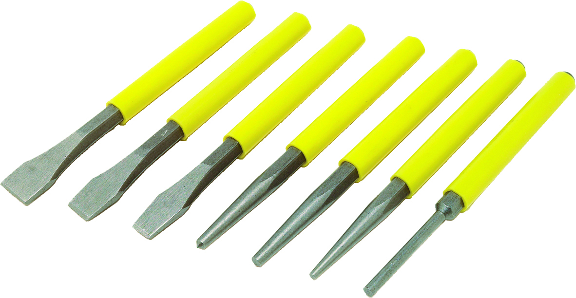 PERFORMANCE TOOL 7 Piece Chisel & Punch Set - View 1