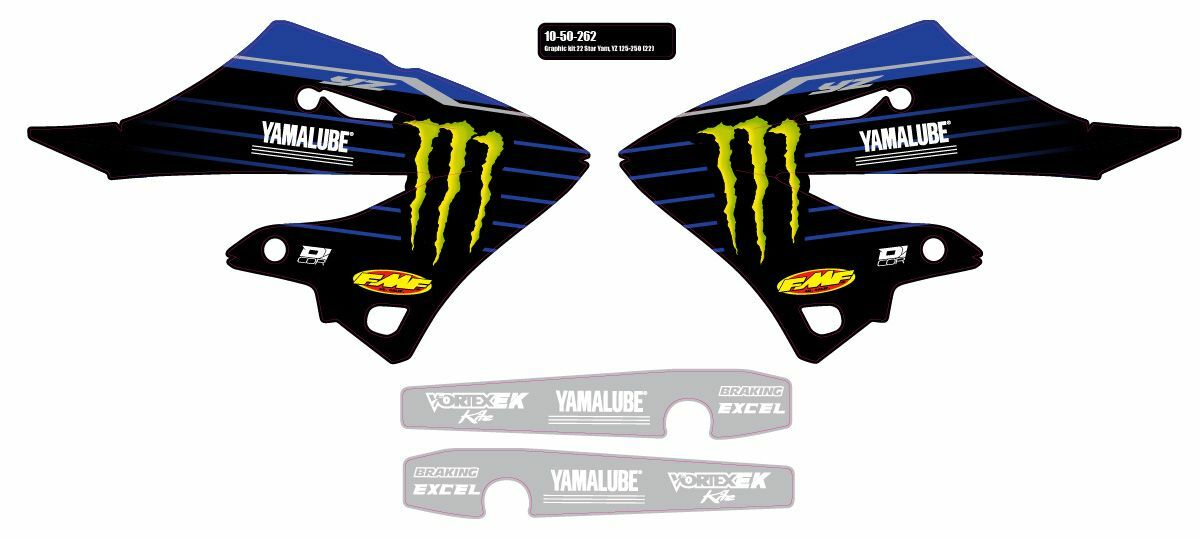 D-COR Star Racing Graphic Kit - View 1