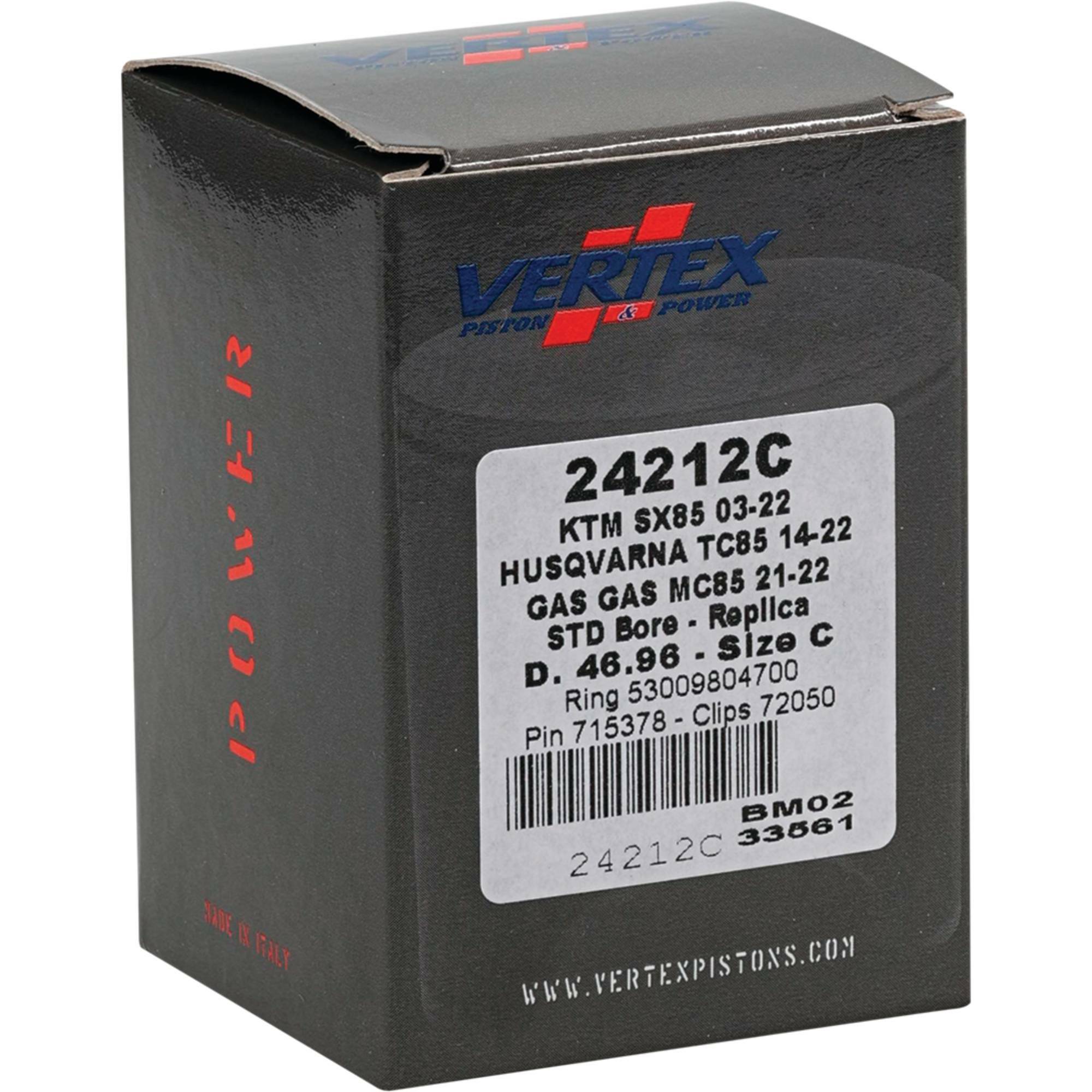 Piston Kit Cast Fits 46.96/Std Husq/Ktm