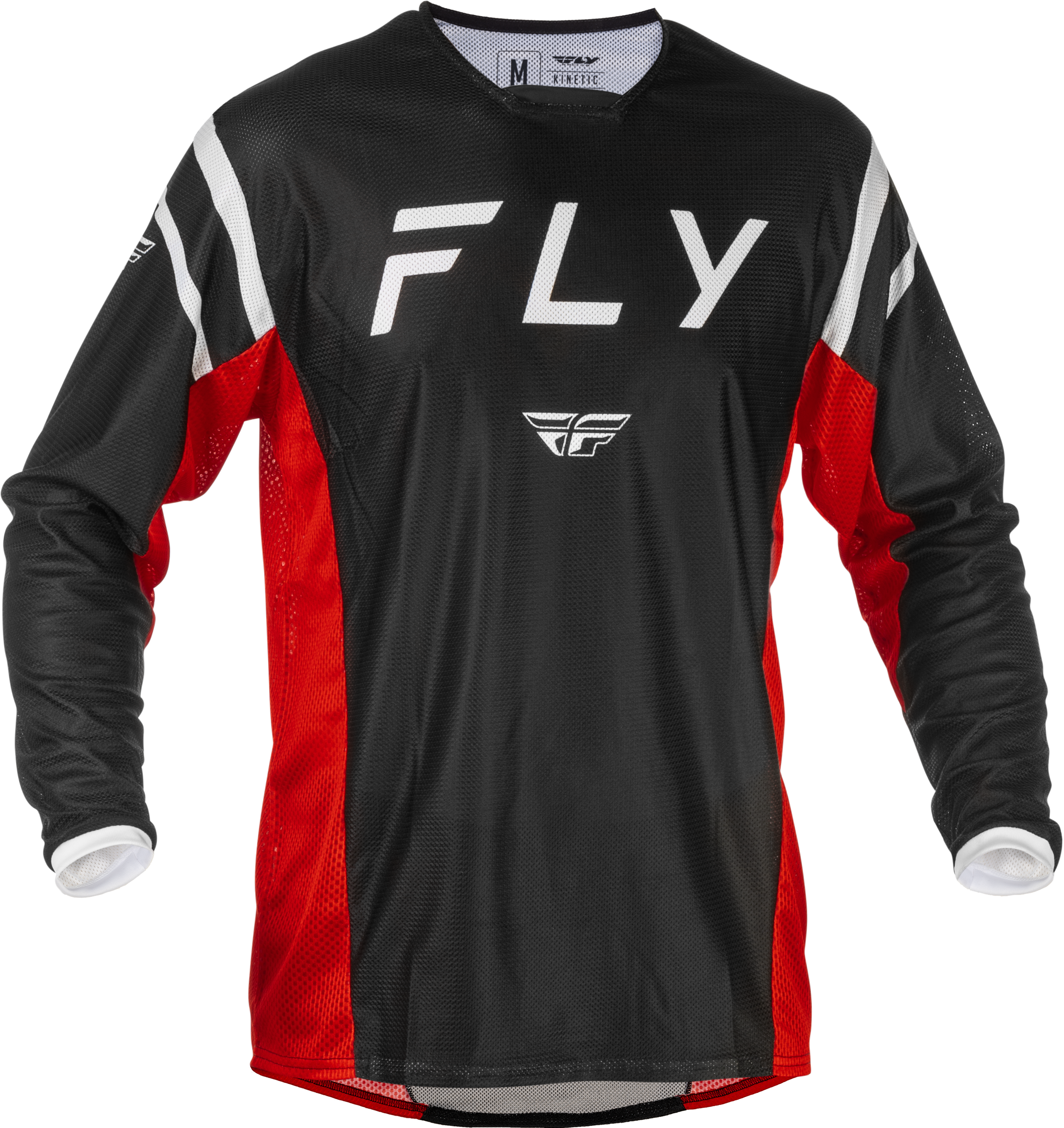 Kinetic Mesh Center Jersey Black/White/Red 2x