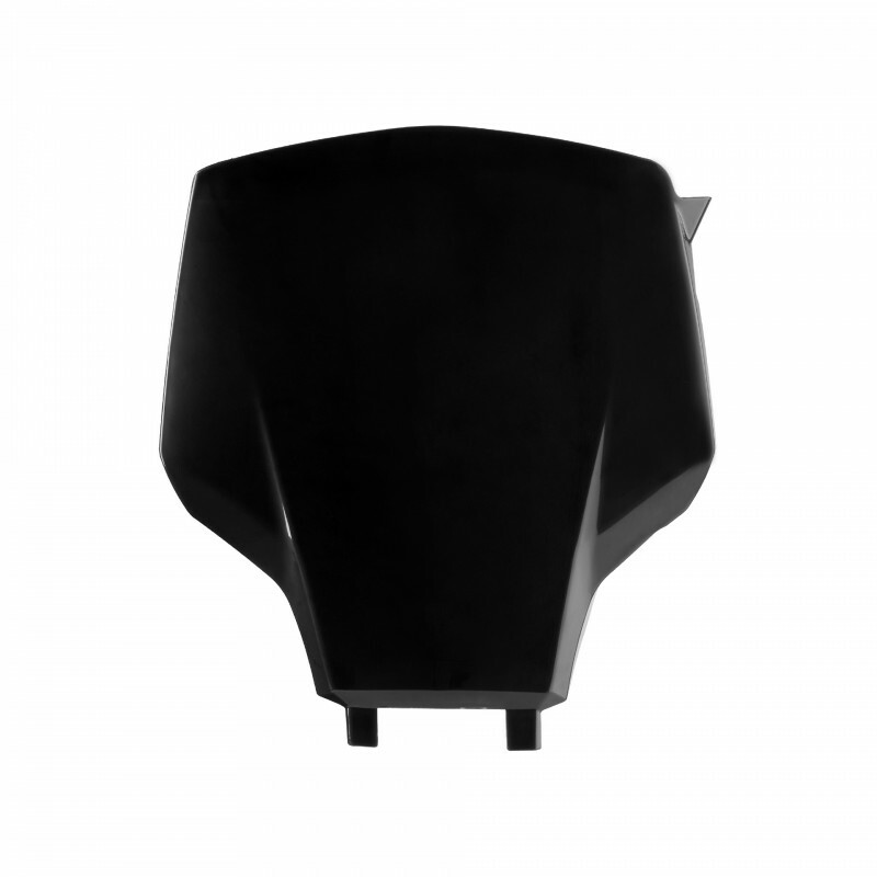 POLISPORT FRONT NUMBER PLATE BLACK - View 1