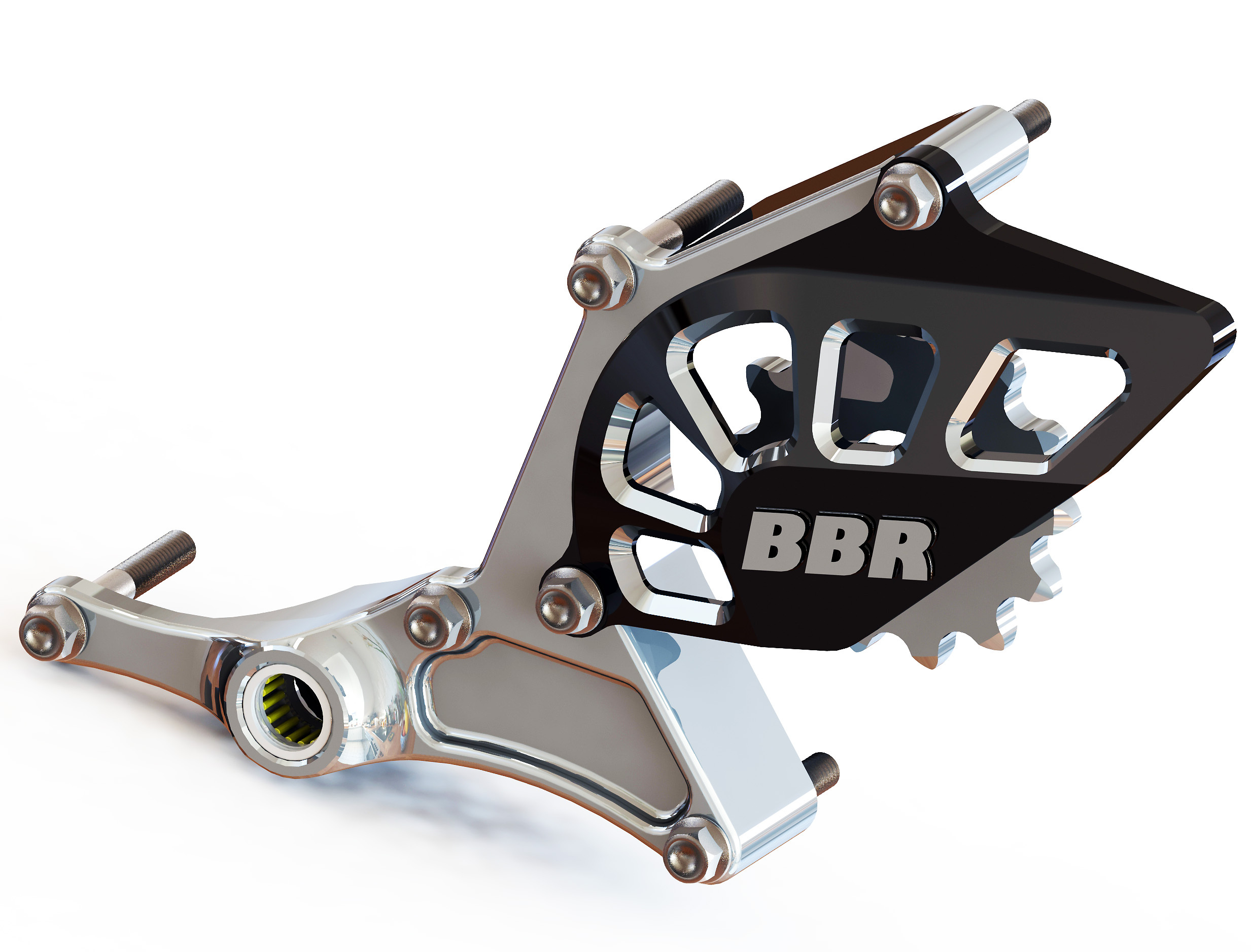 BBR SHIFT SHAFT BRACE/GUARD CRF110 - View 1