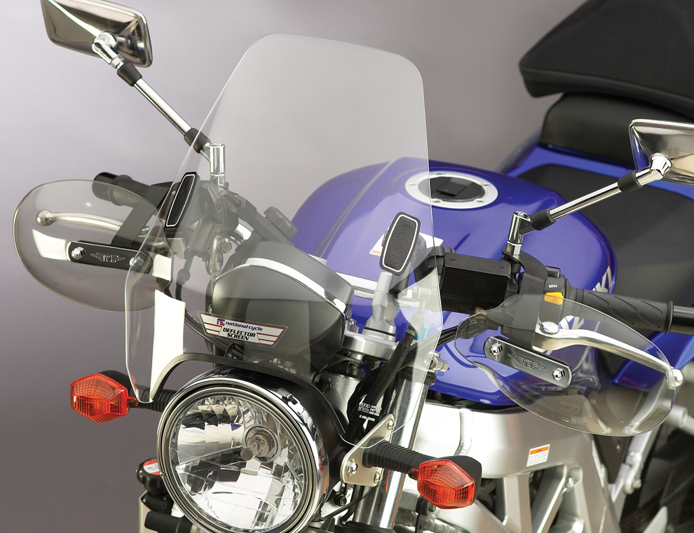 NATIONAL CYCLE DEFLECTOR SCREEN DX CLR 1" - View 1