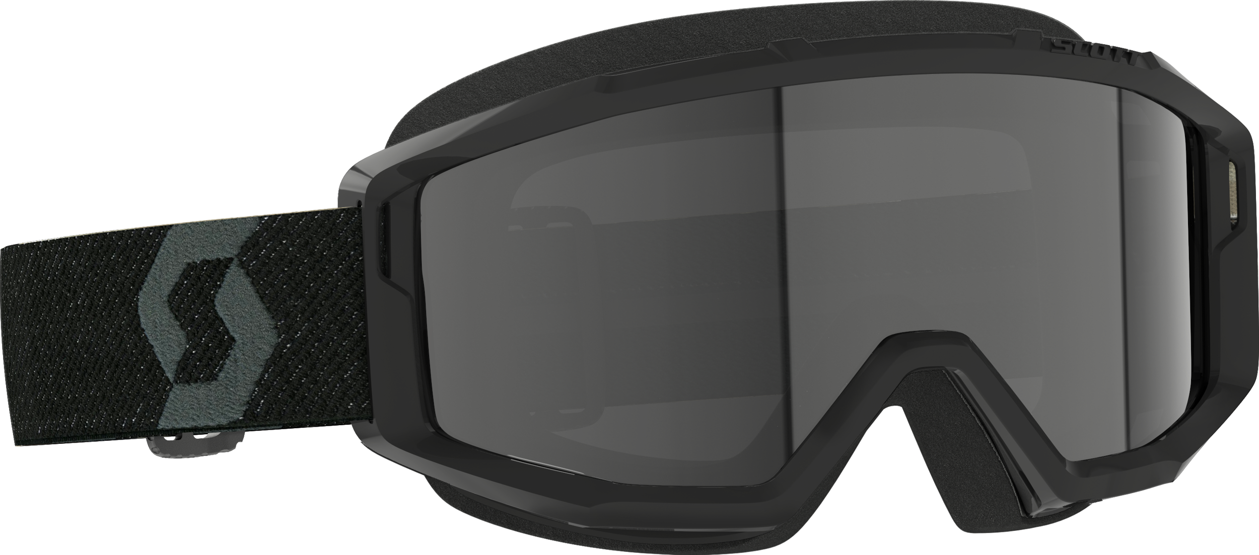 SCOTT PRIMAL MX SAND DUST GOGGLE BLK/DRK GREY DRK GREY LENS - View 1