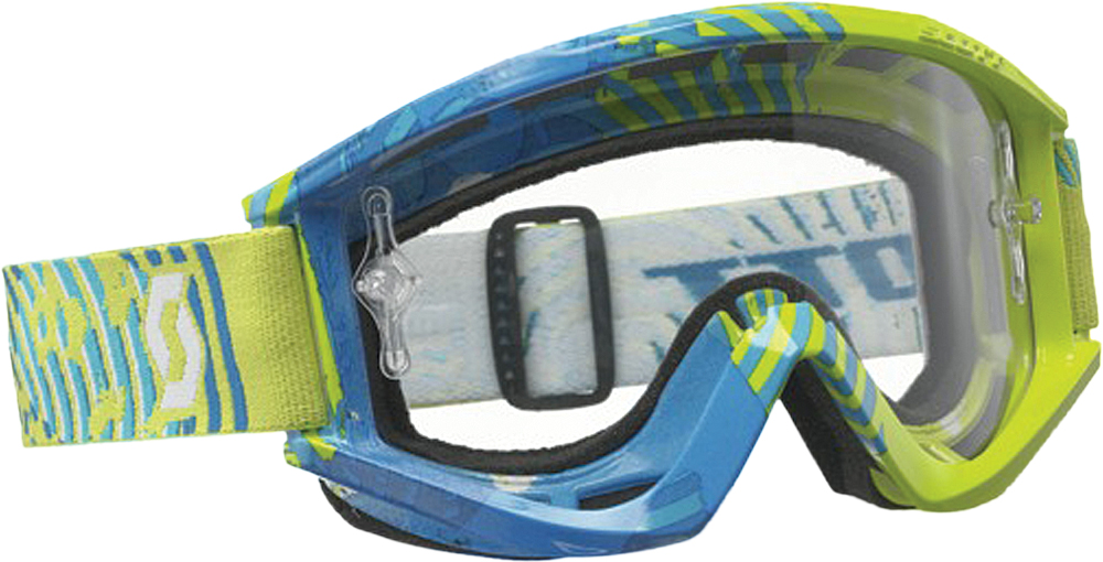 SCOTT RECOIL XI PRO GOGGLE VINYL LIME / W/CLEAR LENS - View 1
