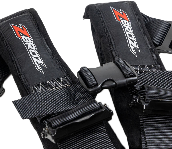 ZBROZ K19-0001-0 5-Point Cam Lock Harness for UTVs, 2/3-Inch Webbing, SFI 16.1 Approved